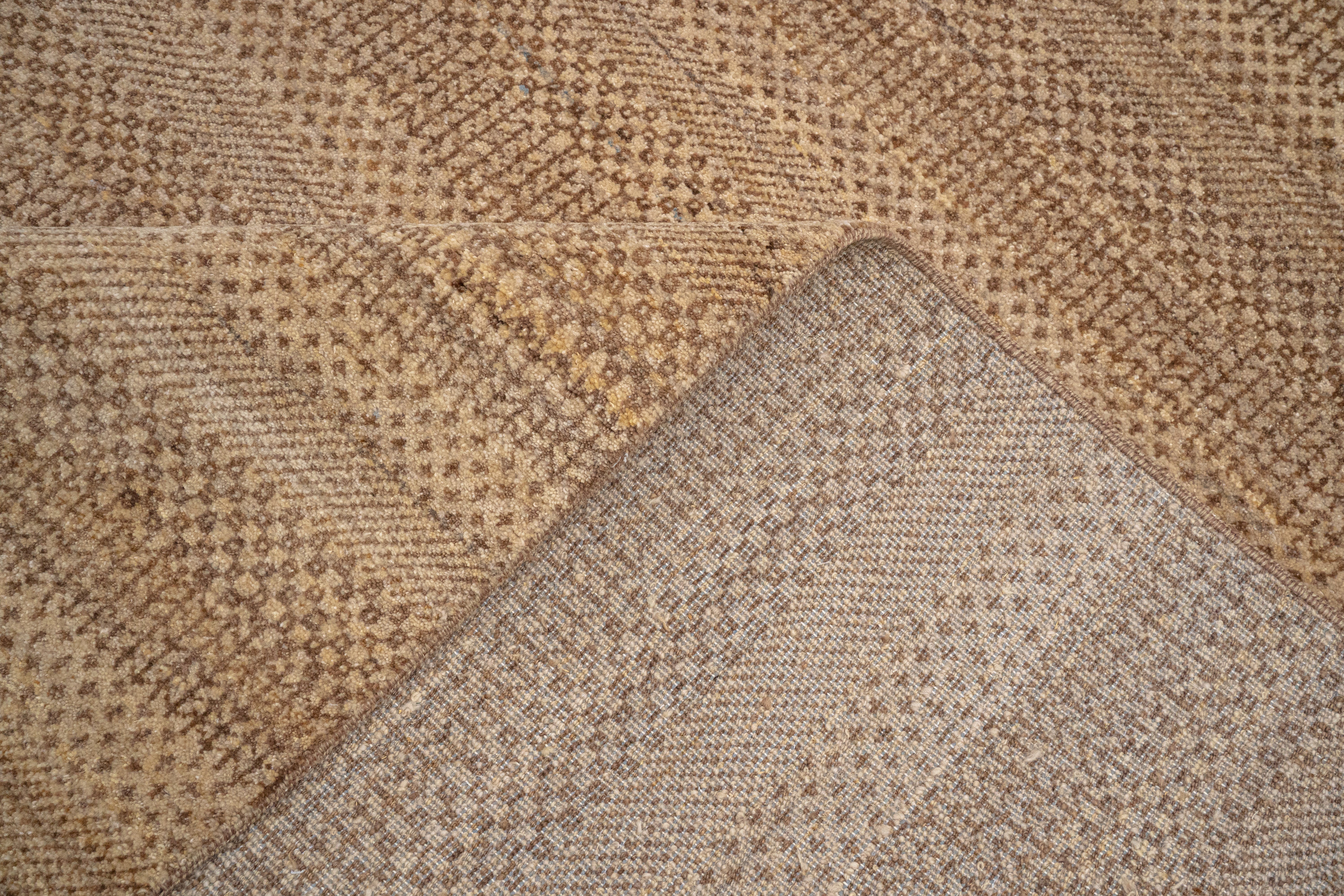 HandKnotted Carpet DIA- 205 MCN Camel & Brown