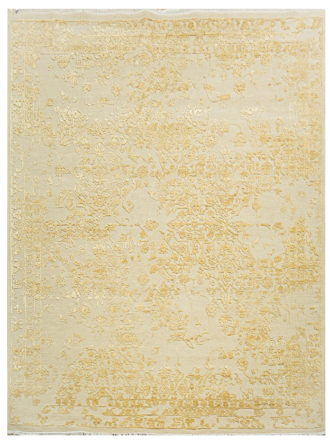 Handknotted Carpet DIA- 219 DC-FM, IVORY & GOLD