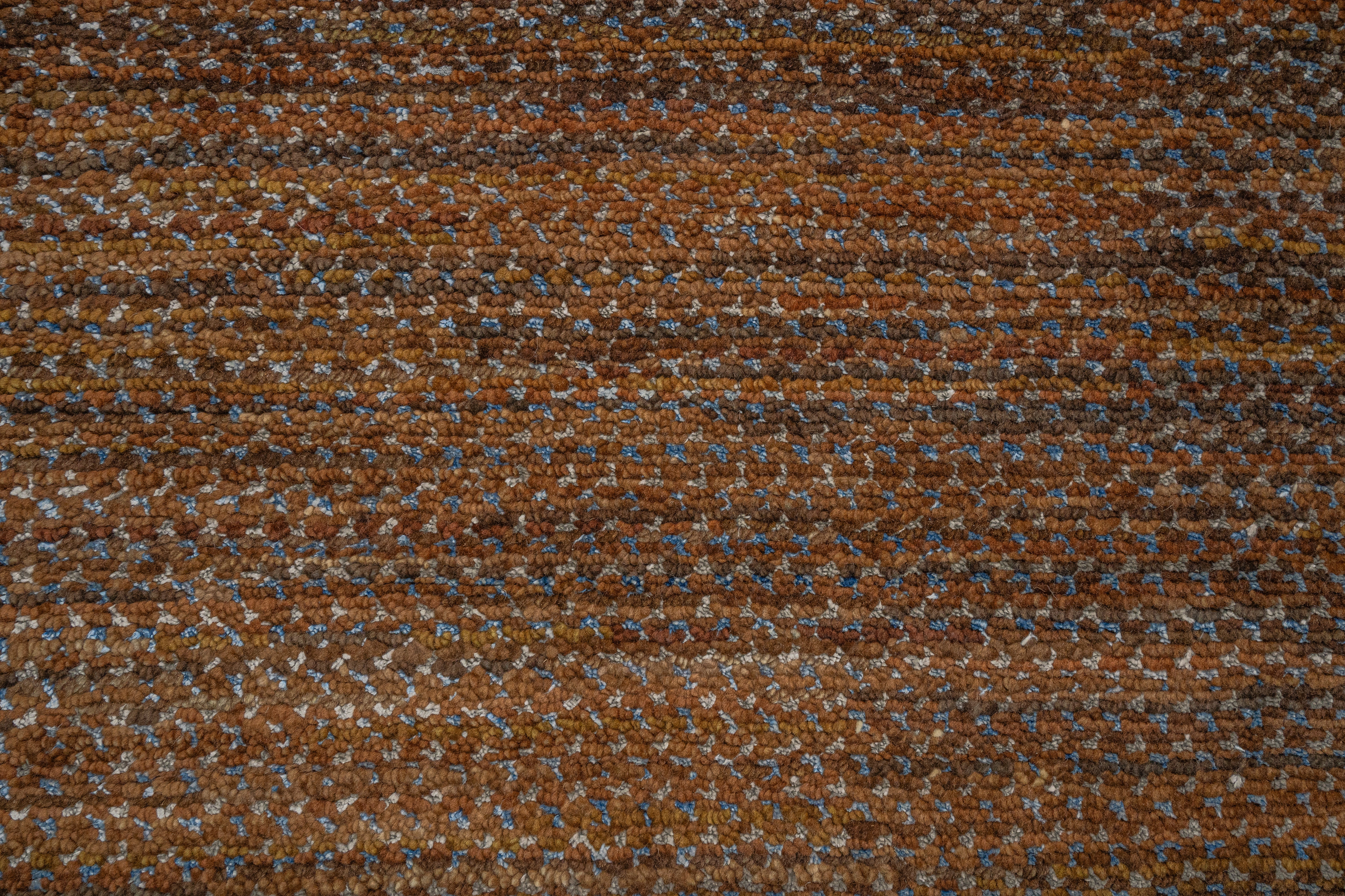 Handknotted Carpet, DIA- MOD- 007008, Brown & Multi