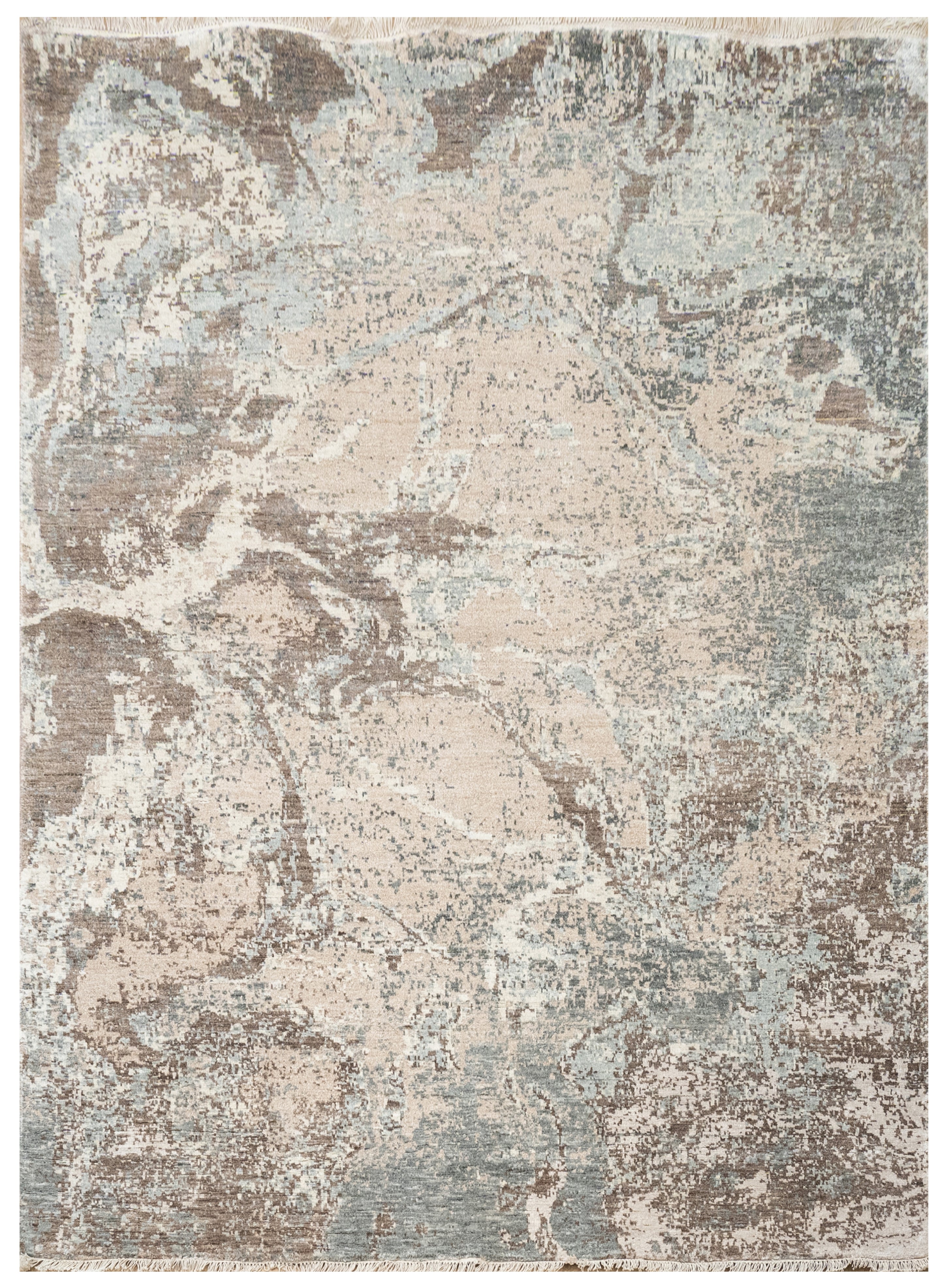 Abstract Handknotted Rug  DIA- 0086 GALAXY 3,  Natural Mix