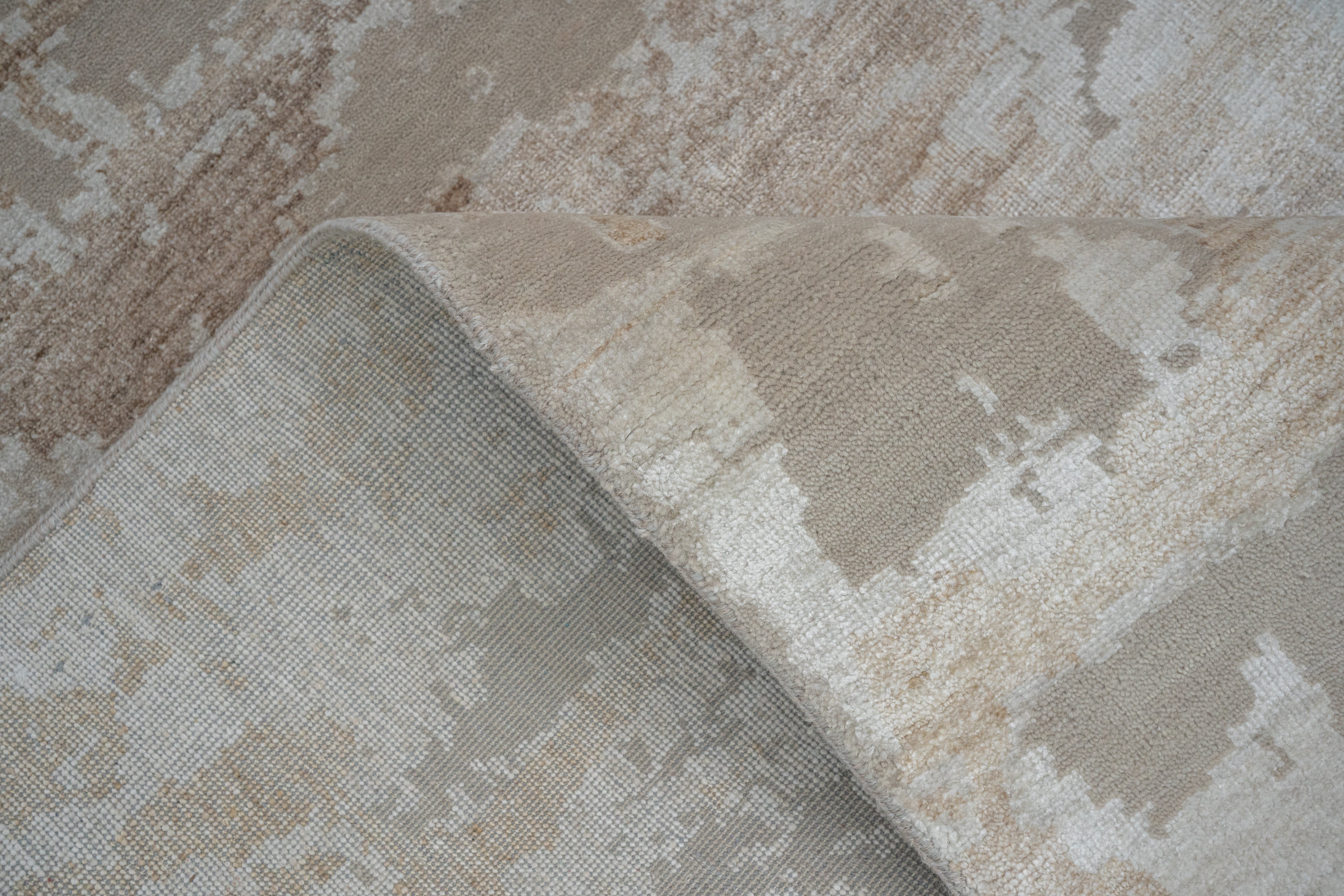 Abstract Design  Handknotted Carpet DIA- 258 GALAXY 23, IVORY & MULTI