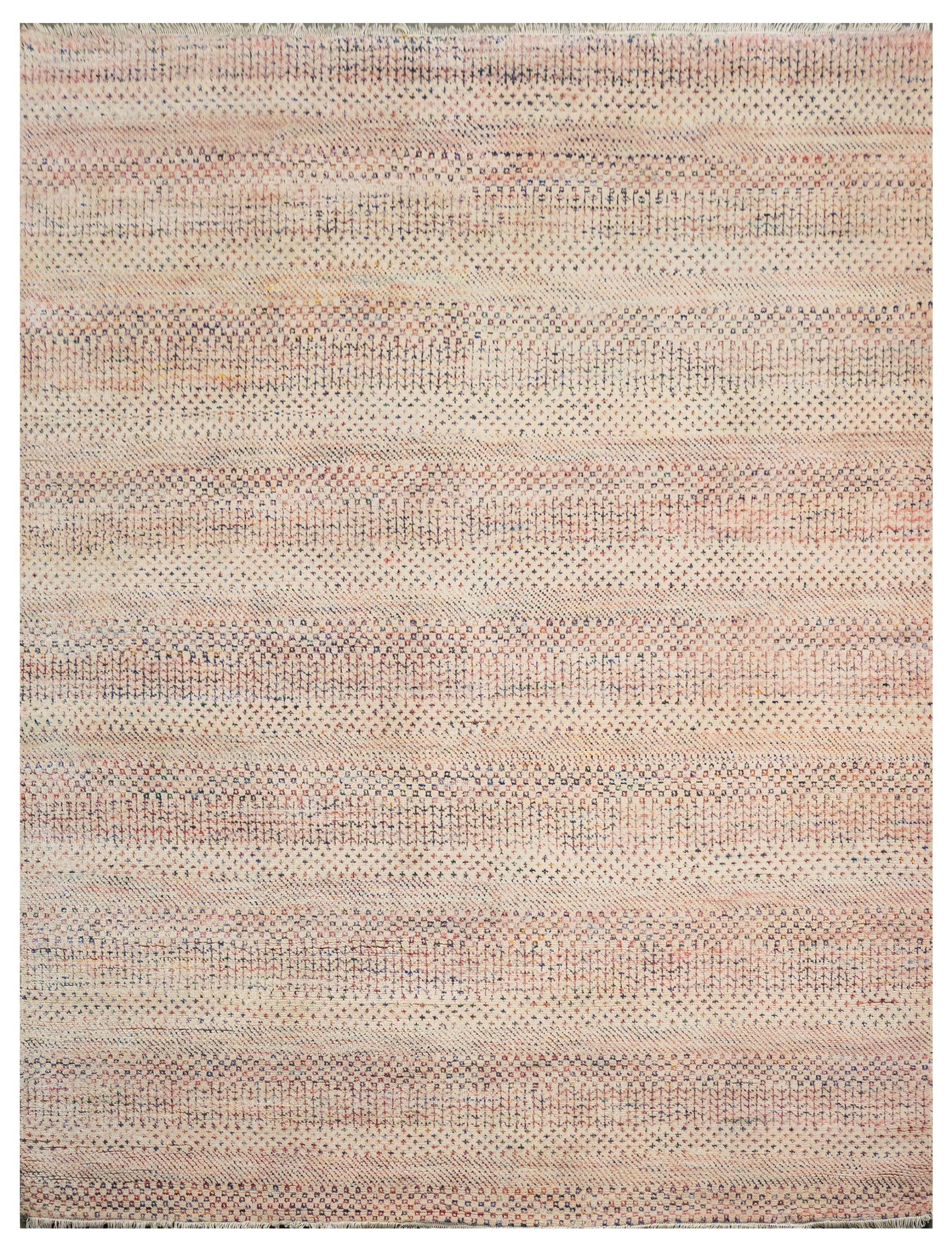 Handknotted Carpet, DIA- 2707 MCN, Ivory & Multi
