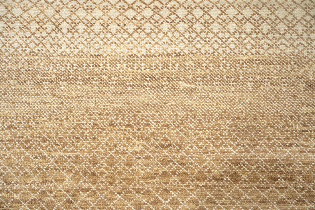 Handknotted Carpet, DIA- 276 DCM, Ivory & Brown