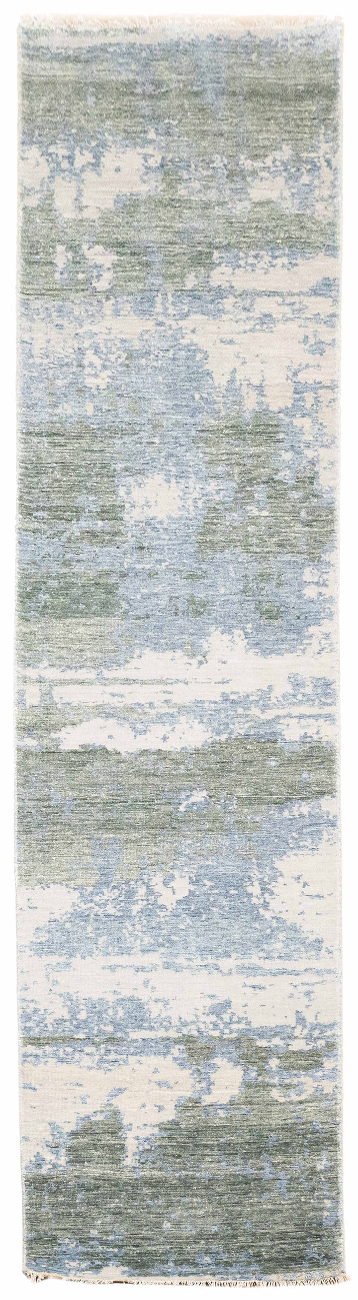 Abstract Handknotted Carpet DIA- 276 GALAXY 23, Silver Mix