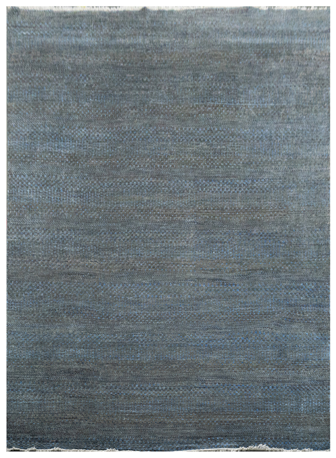 Handknotted Carpet, DIA- 2978 MCN, Denim Blue & Black