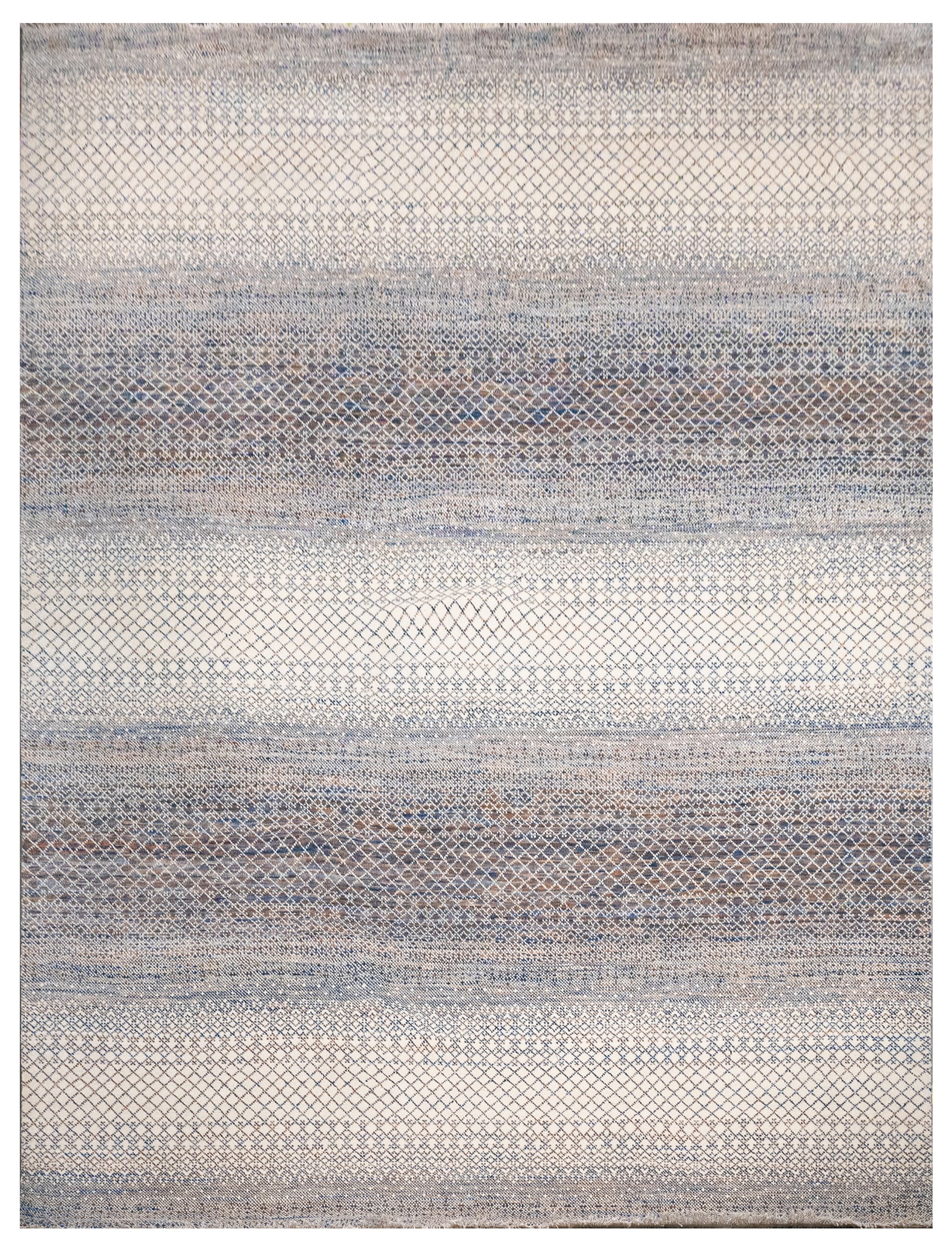 Handknotted Carpet, DIA- 3173 DCM, Ivory & Multi