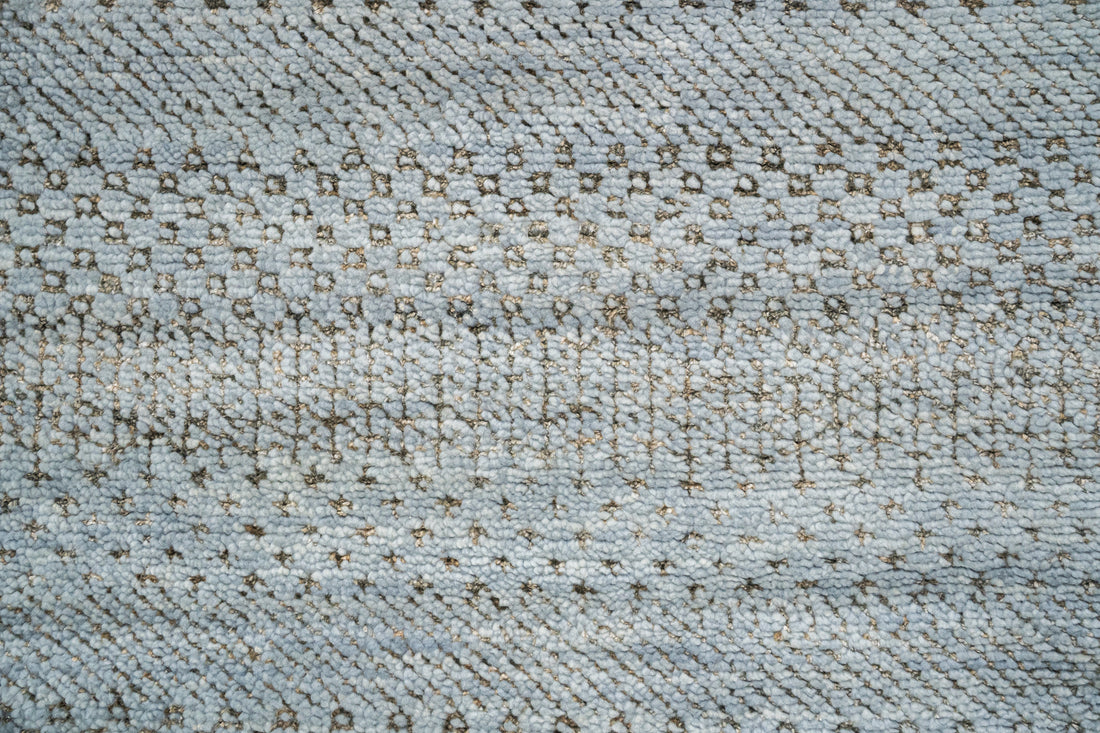 Handknotted Carpet, DIA: 3354 MCN, J.Blue & Black