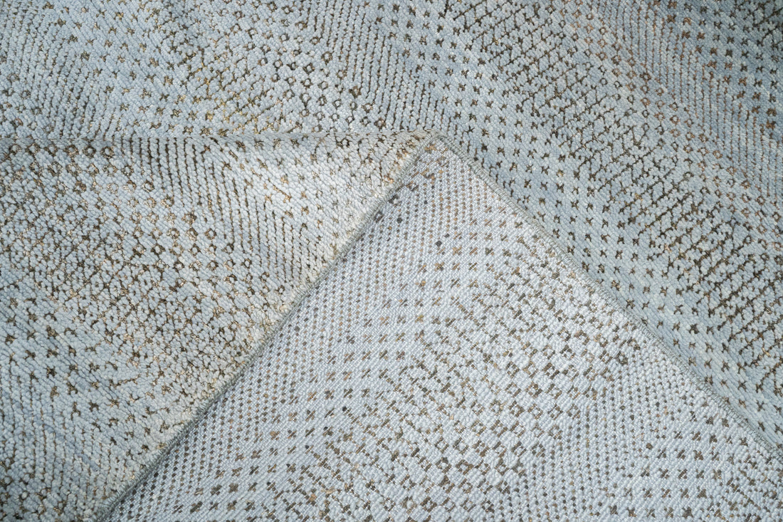 Handknotted Carpet, DIA: 3354 MCN, J.Blue & Black