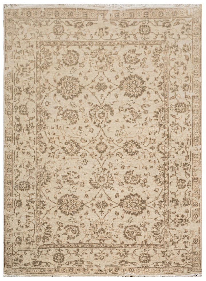 Handknotted Carpet DIA- 3414 JK-A, Dark Vanilla & Shadow