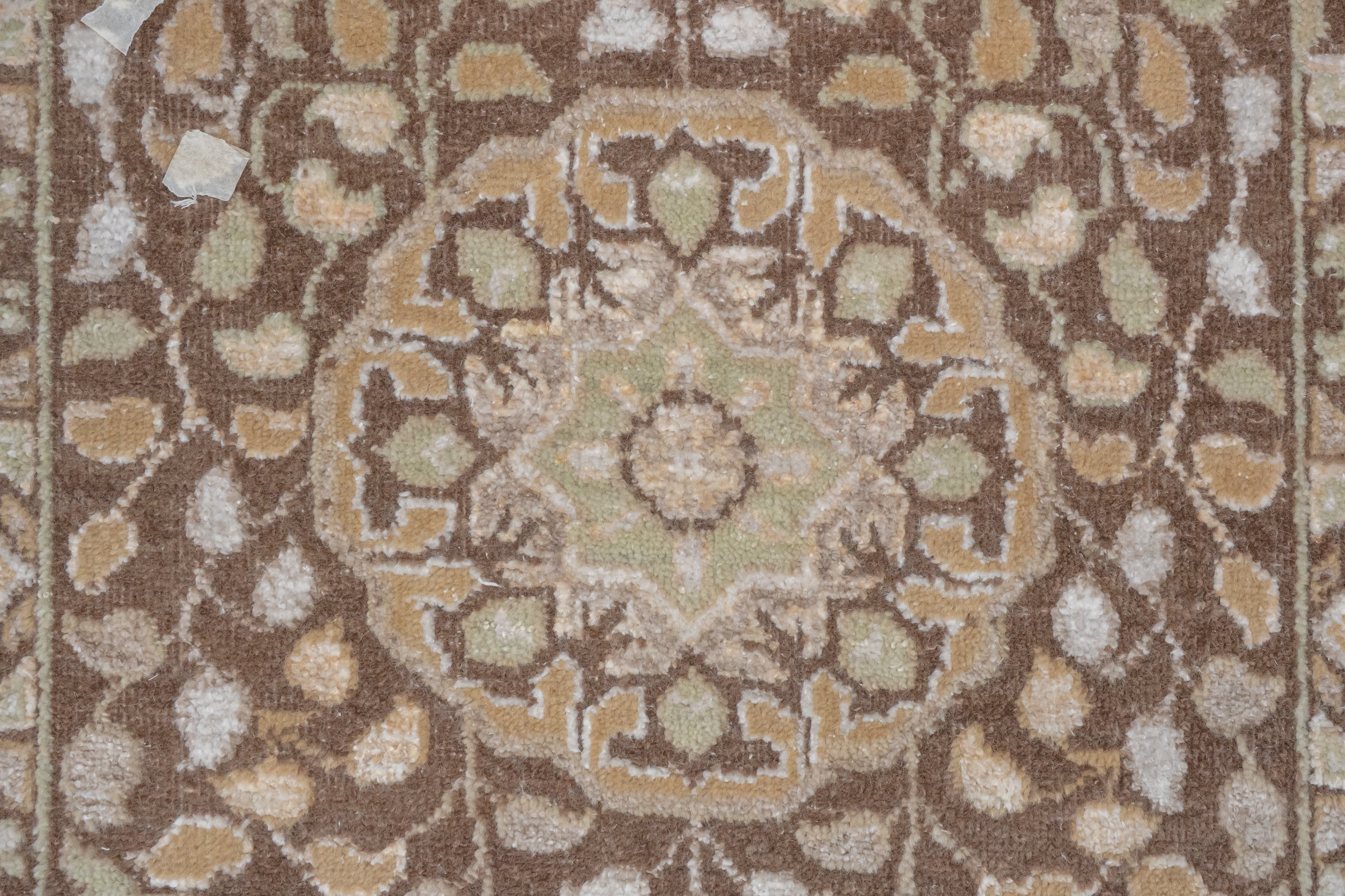 Handknotted Carpet  DIA- 35 MAMLUK,  French Beige & Multi