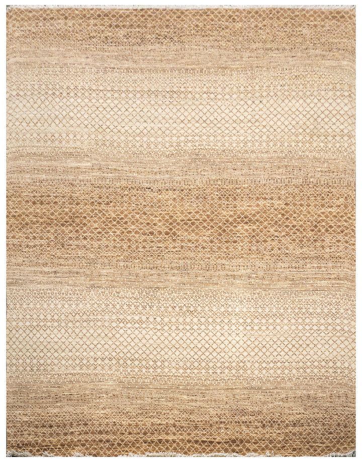 Handknotted Carpet, DIA- 3537 DCM, Raw Umber & Pearl