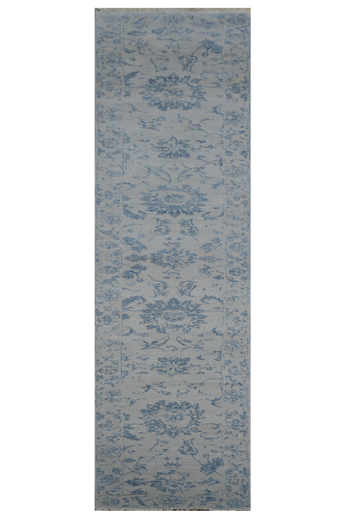 Handknotted Carpet DIA- 364 JK-A, Silver Aqua