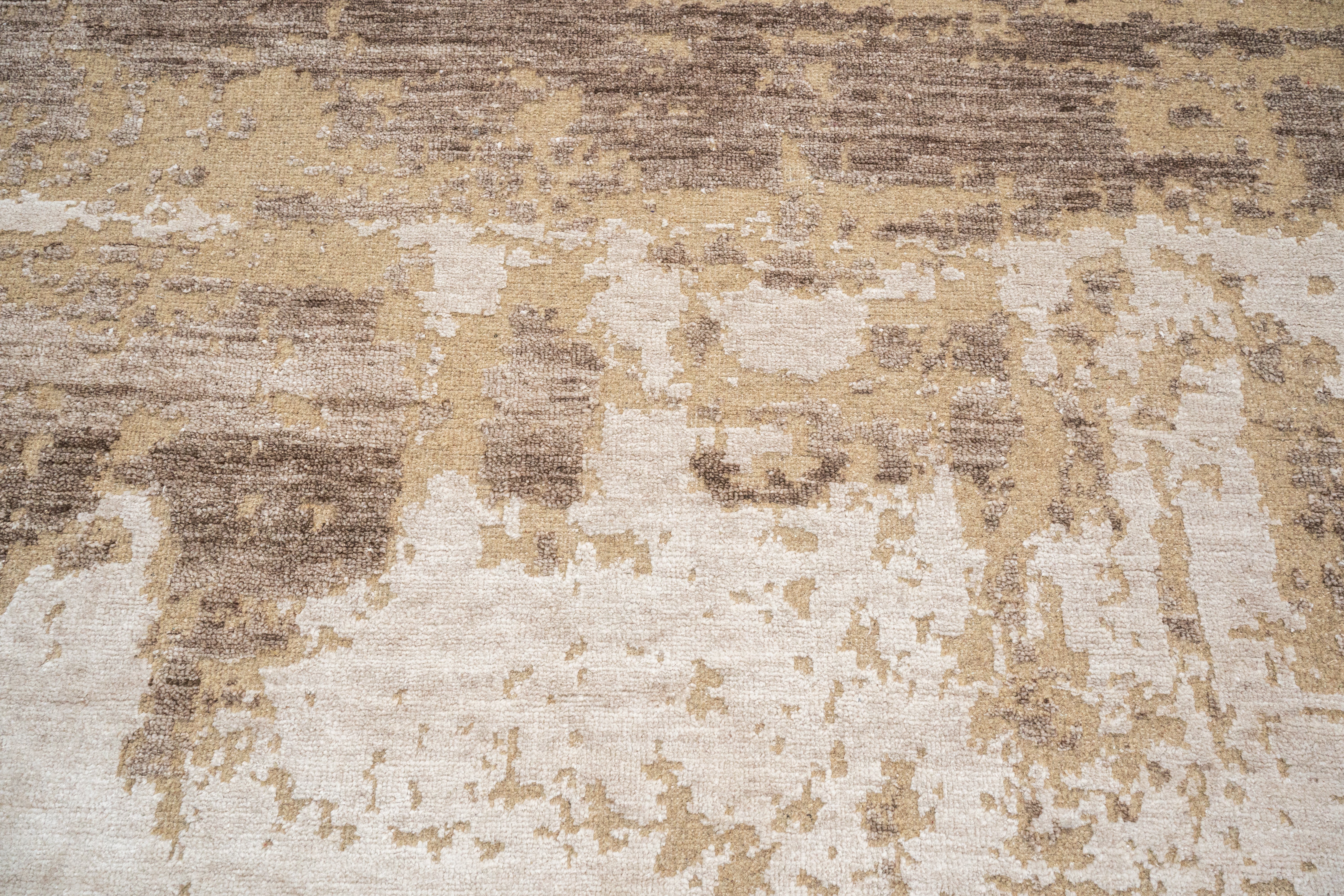 Abstract Design  Handknotted Carpet DIA - 366 GALAXY 23, Dust Strom & Shadow