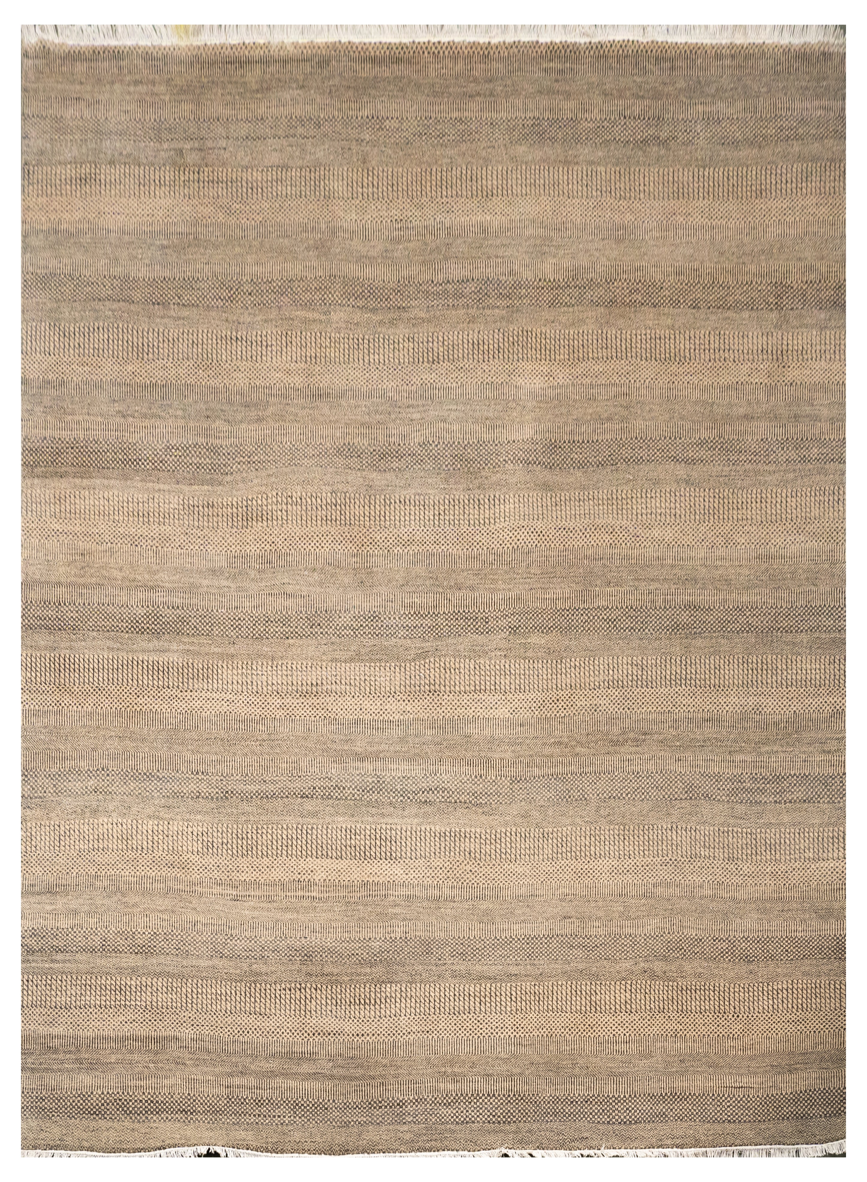 Handknotted Carpet DIA- 403 MCN,  Natural & Charcoal