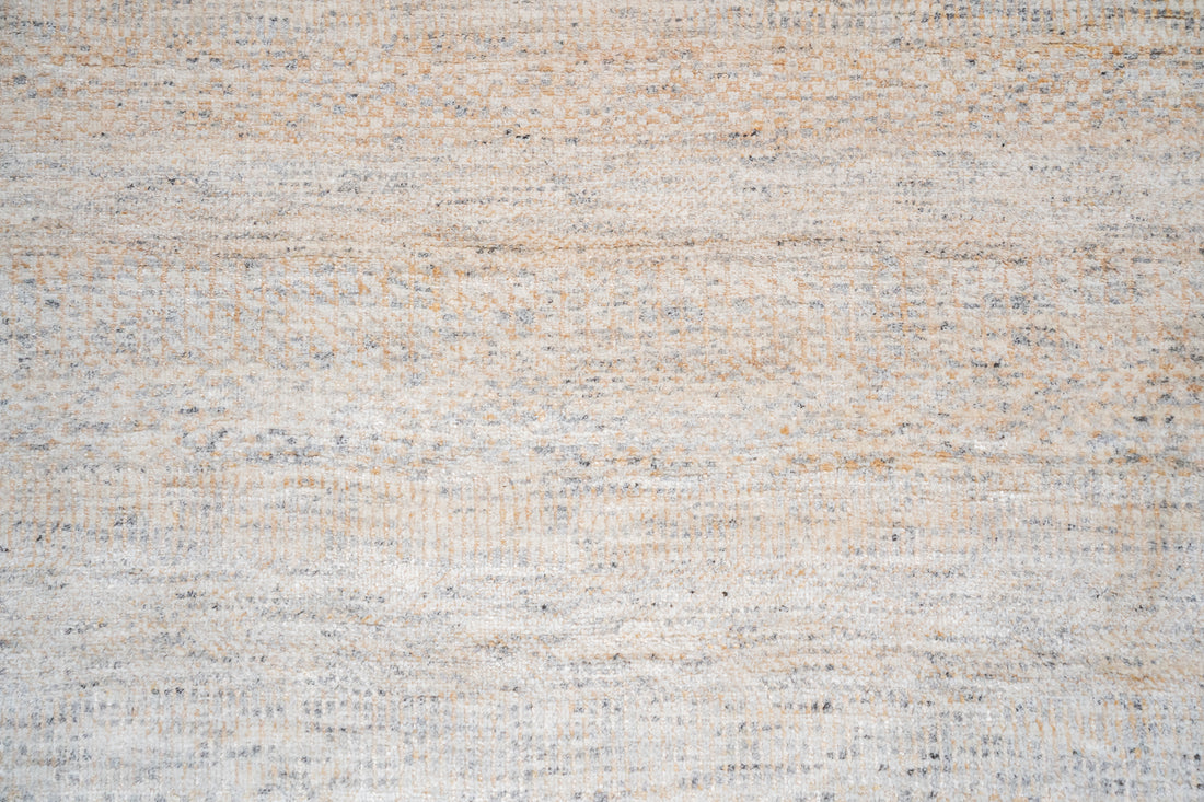 Handknotted Carpet DIA- 43 MCN,  Dark Vanilla & Platinum