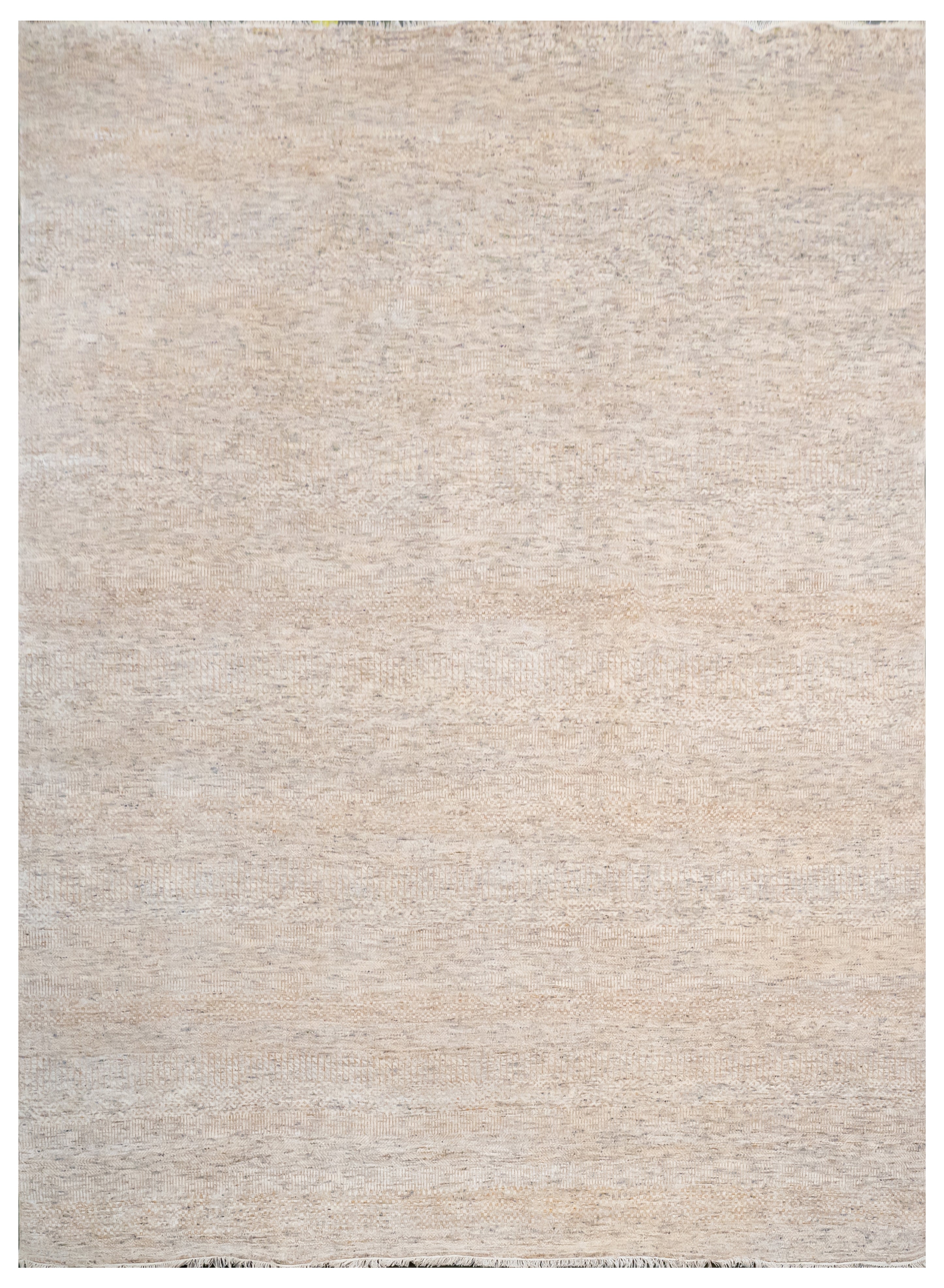 Handknotted Carpet DIA- 43 MCN,  Dark Vanilla & Platinum