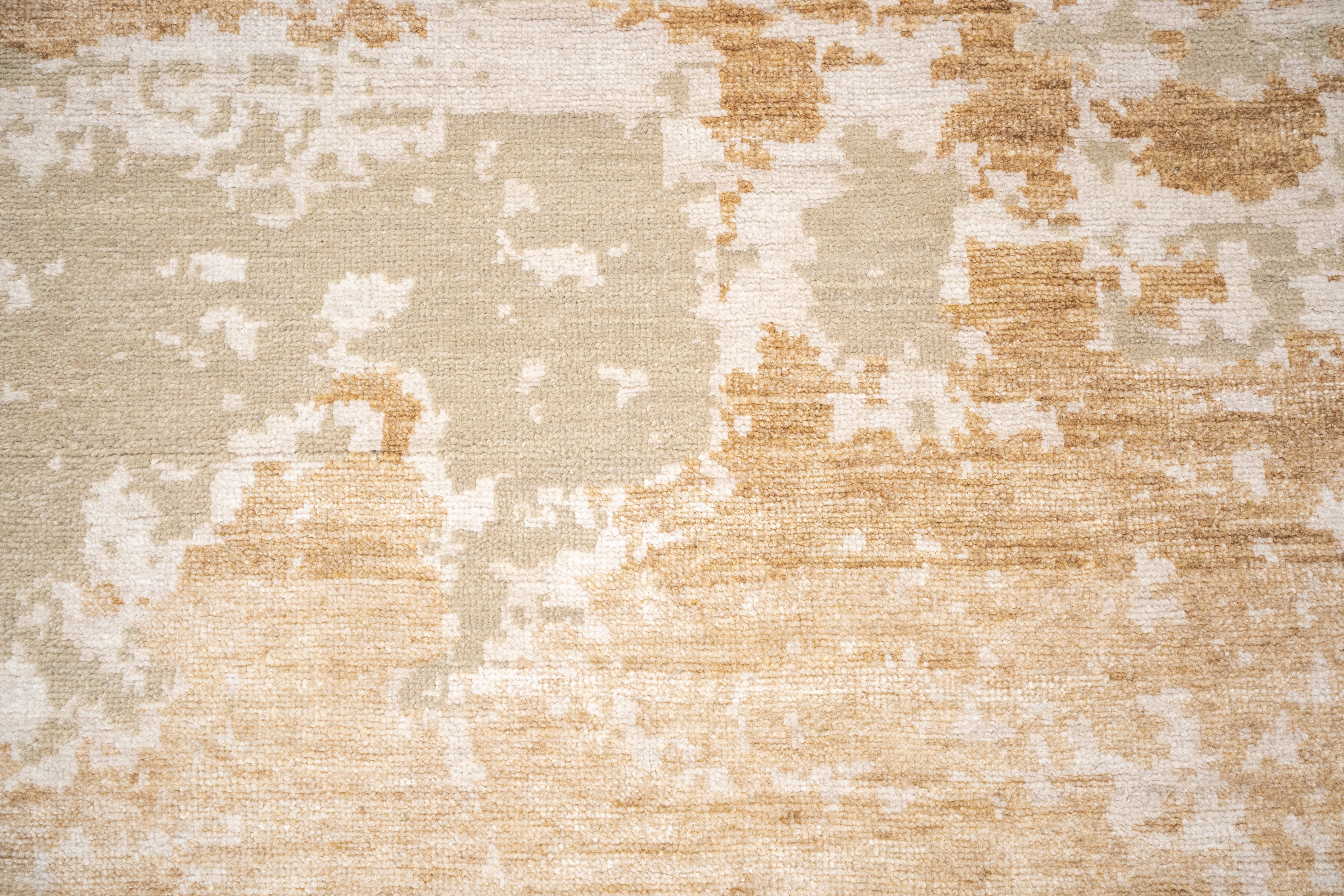 Abstract Design  Handknotted Runner Rug DIA- 483 GALAXY 23