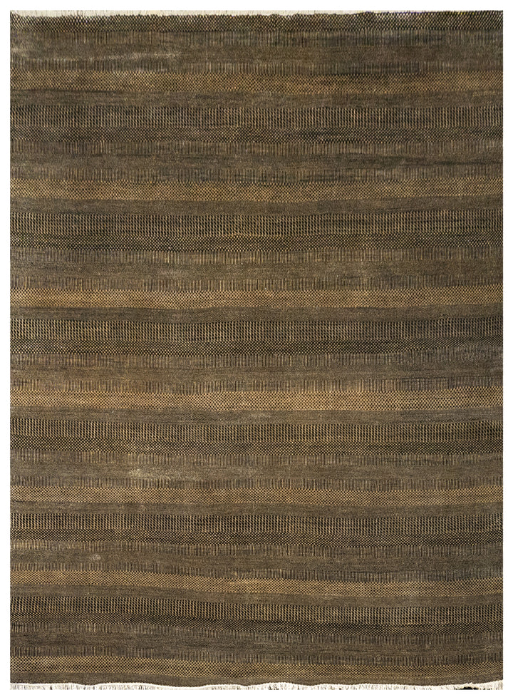 Handknotted Carpet DIA- 486 MCN,  Black & Gold
