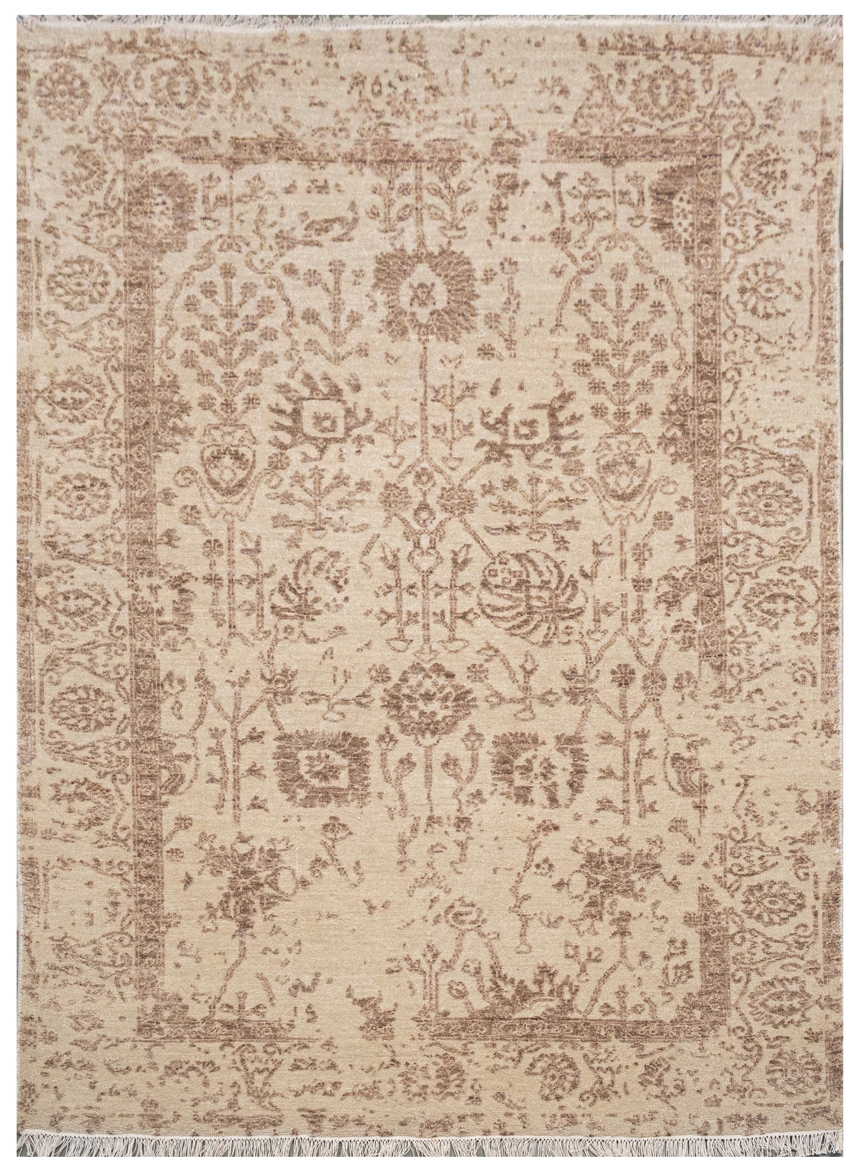 DIA- 518 VASO 3 Cáqui Escuro e Marrom-Tangelo