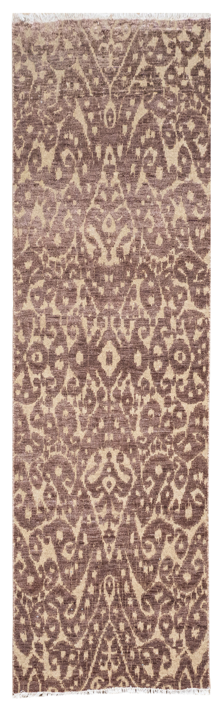 Handknotted Carpet DIA- 647 EKT 6, Pale Taupe & Pastel Brown