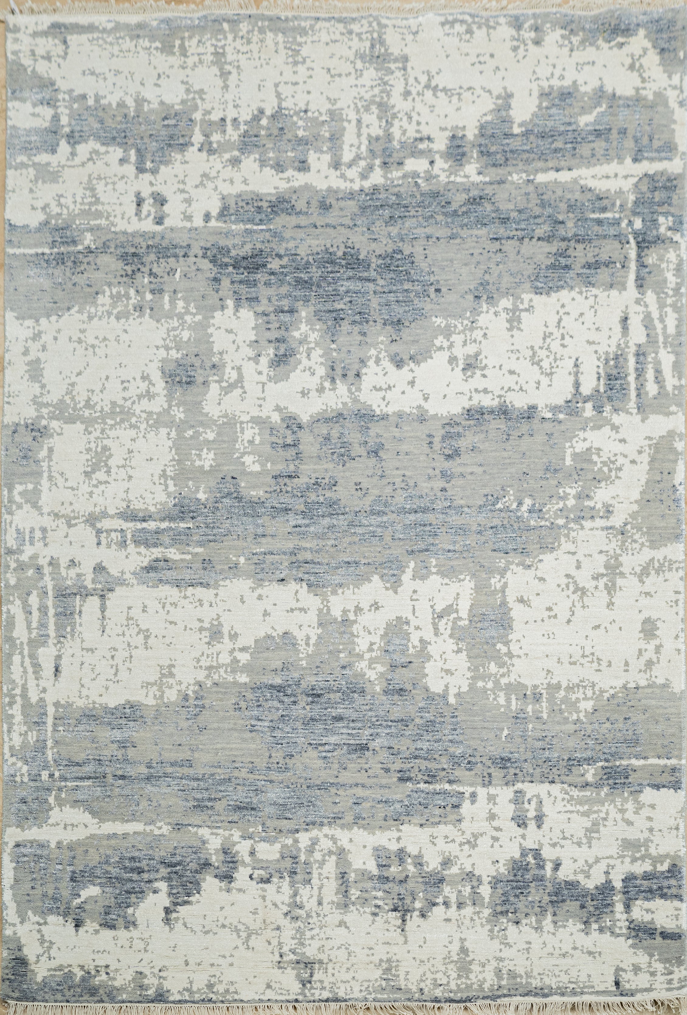 Abstract Design Handknotted Carpet DIA- 1345
