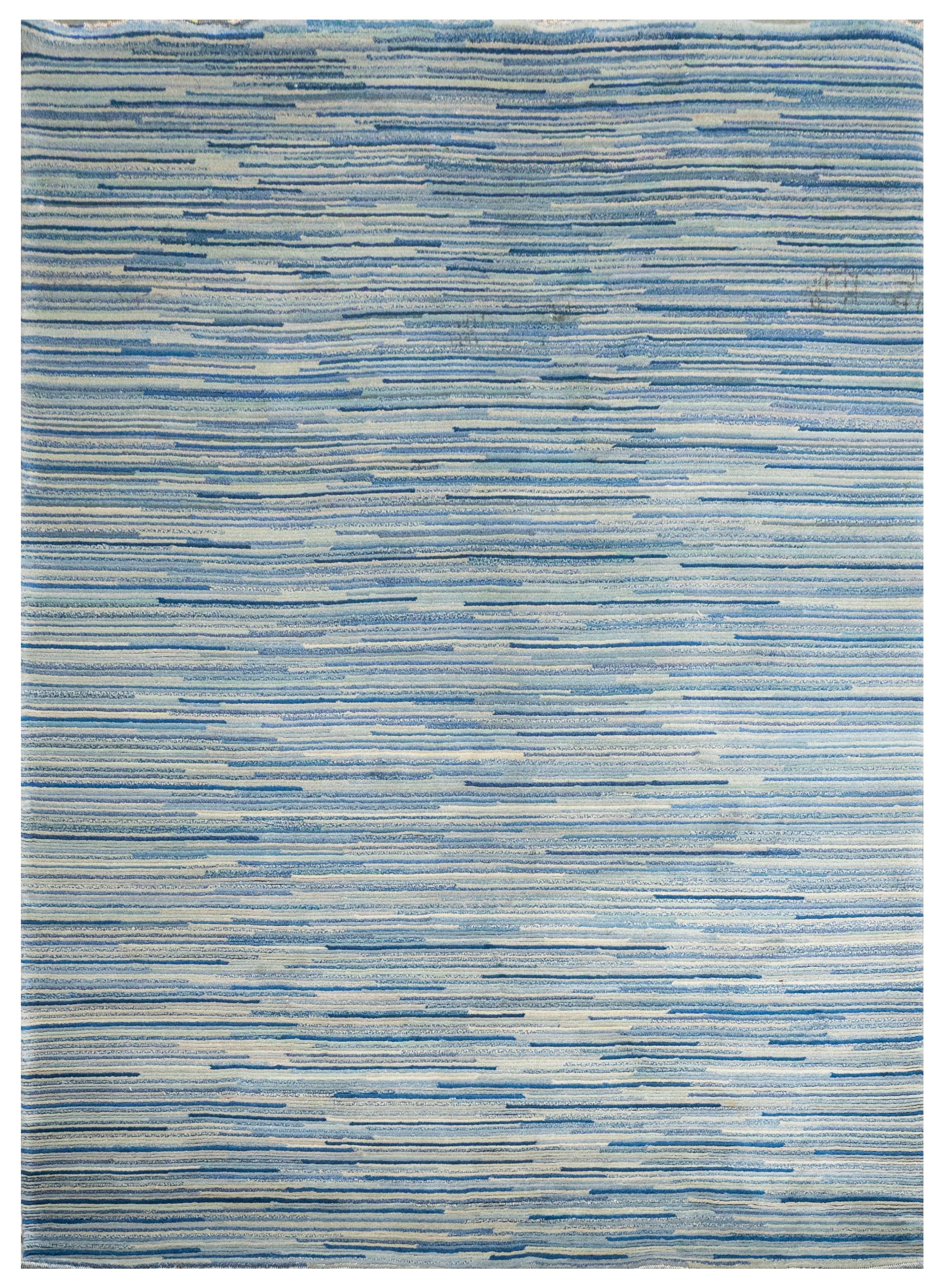 Handknotted Carpet DIA- 7046 MODERN LINEAR PATTERN