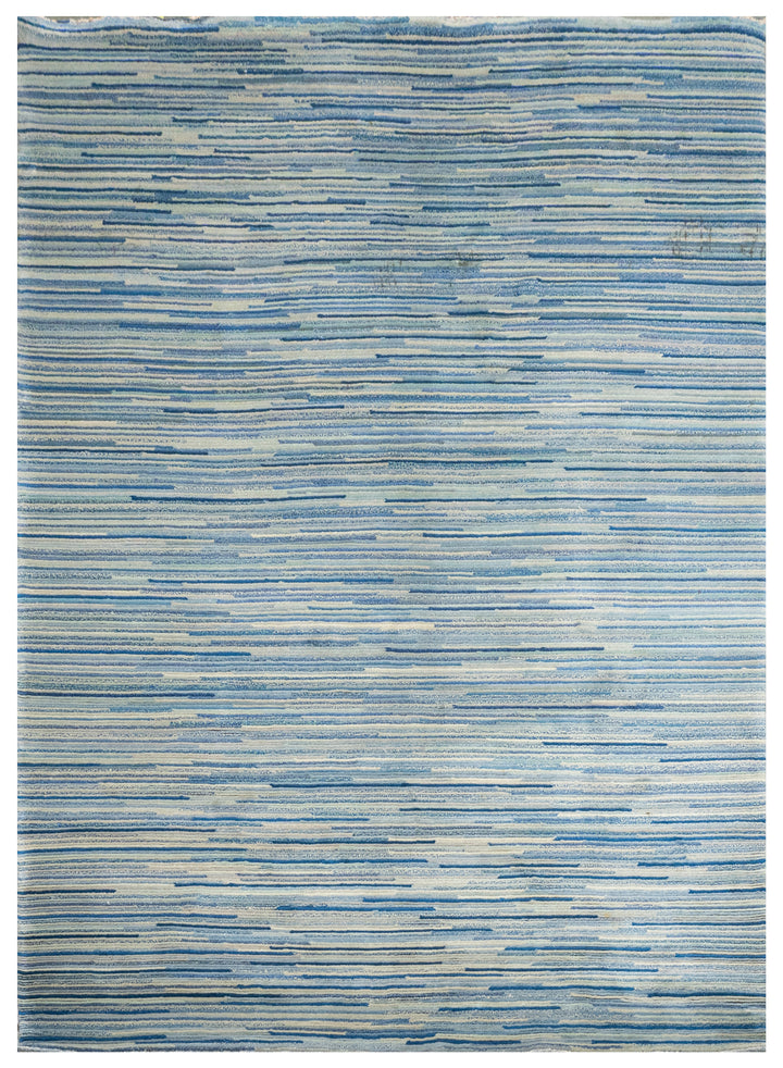 Handknotted Carpet DIA- 7046 MODERN LINEAR PATTERN