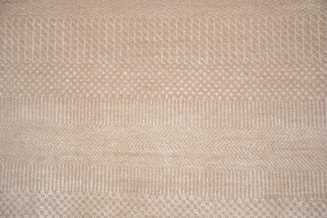 Handknotted Carpet DIA- 79 MCN, Dust Storm & Almond
