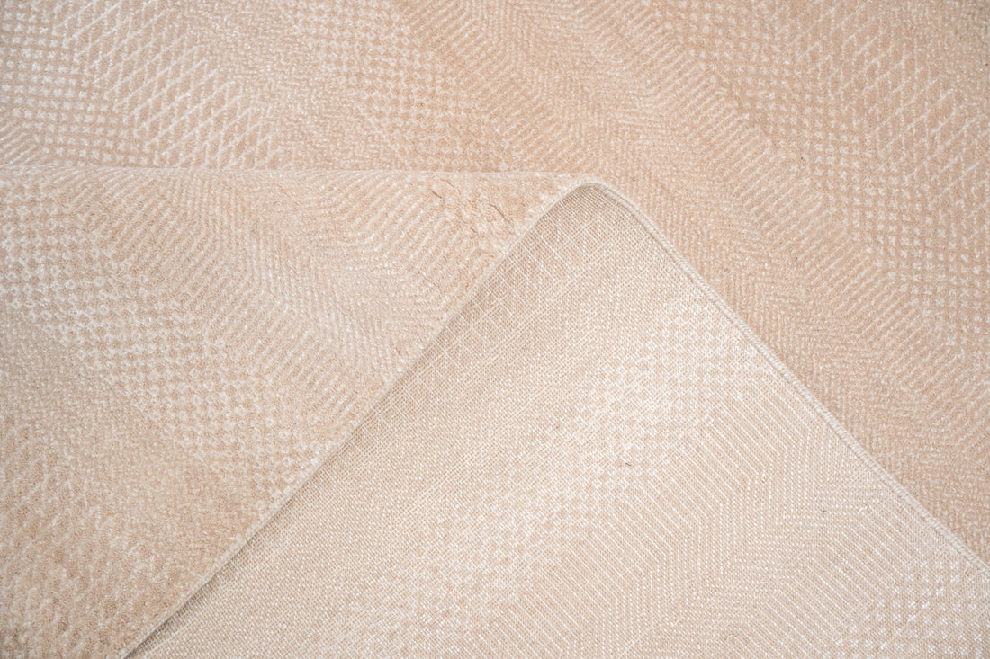Handknotted Carpet DIA- 79 MCN, Dust Storm & Almond