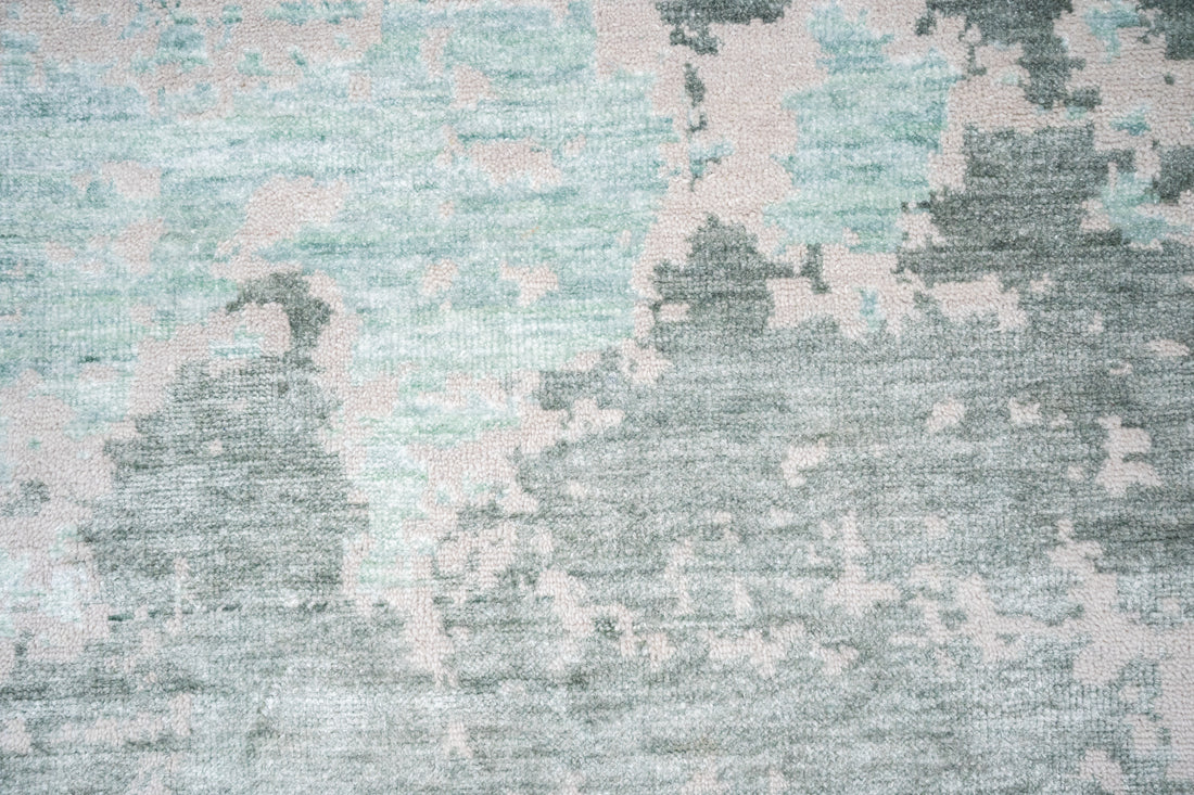 Abstract Design  Handknotted Runner Rug DIA- 794 GALAXY 23