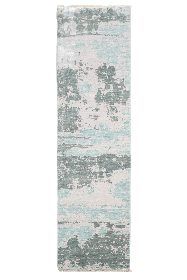 Abstract Design  Handknotted Runner Rug DIA- 794 GALAXY 23