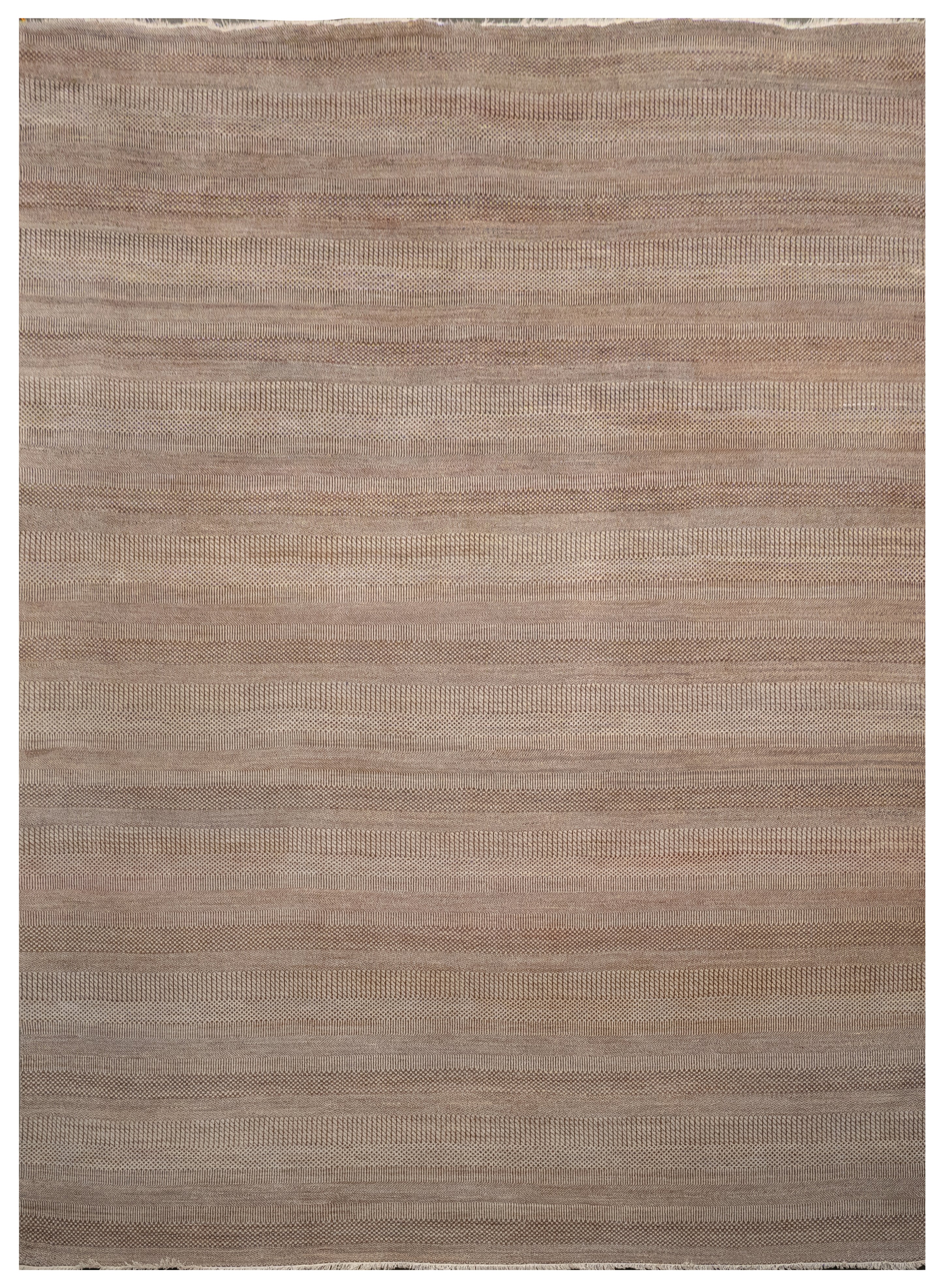 Handknotted Carpet, DIA- 796 MCN,  Sonic Silver & Dyke Brown