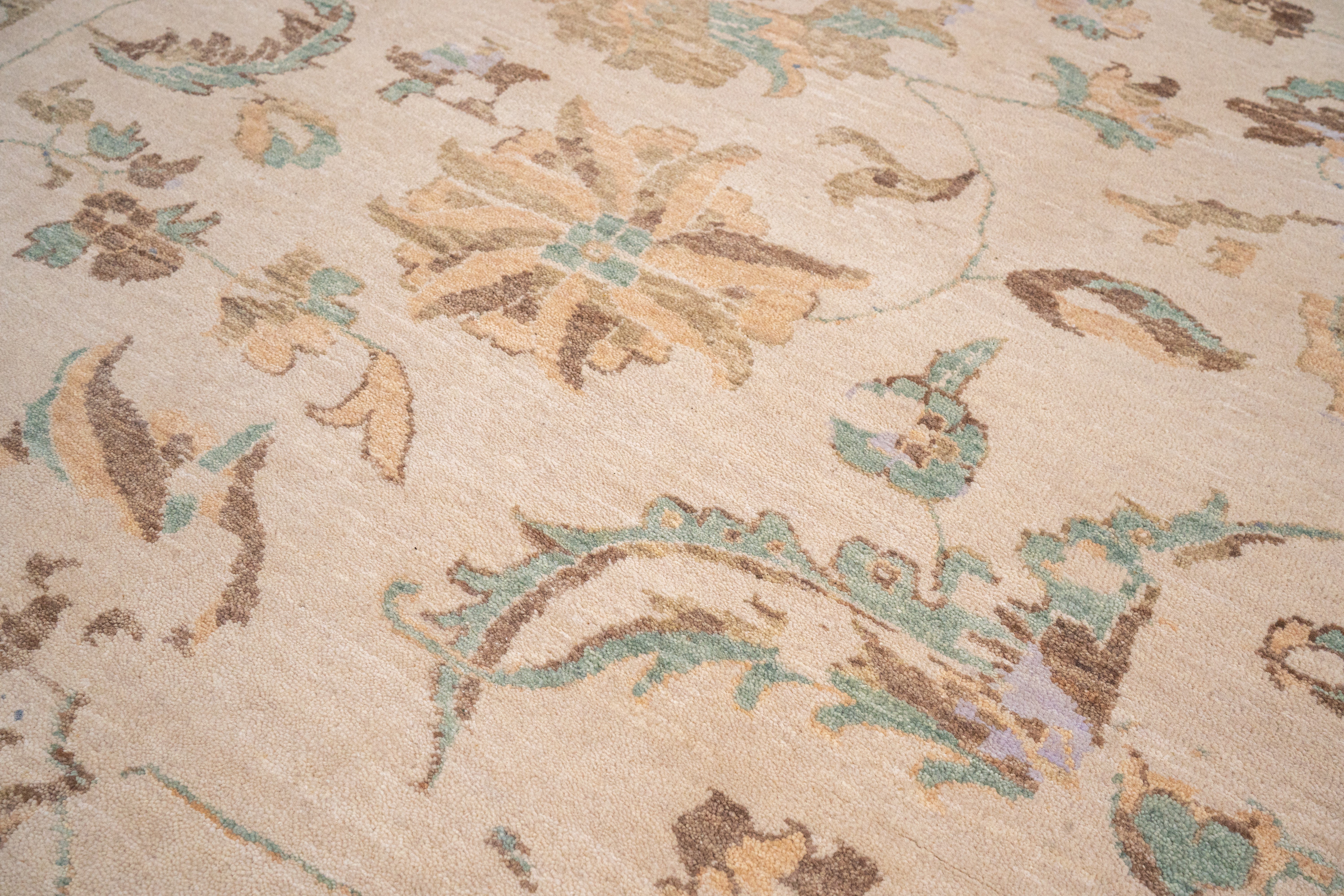 Handknotted Carpet, DIA- 806 JK-A, BROWN & MULTI