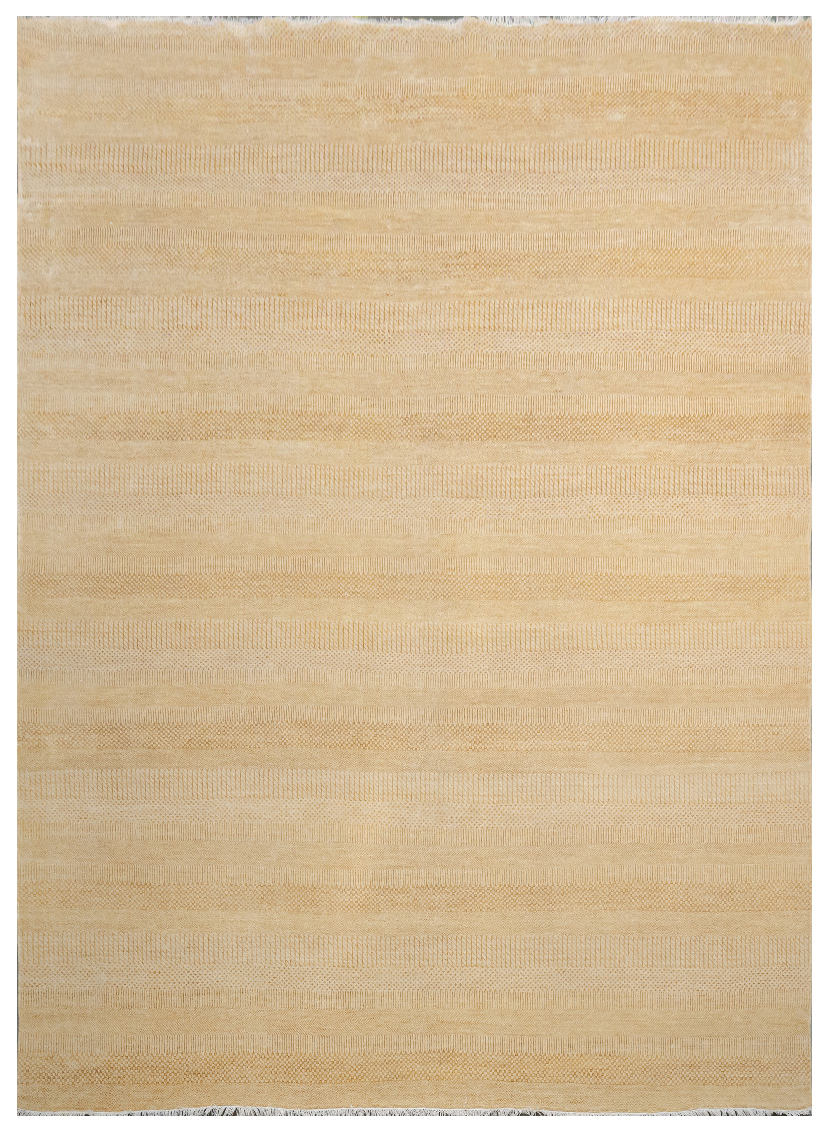Handknotted Rug  DIA- 81 MCN Pastel Ivory & Gold