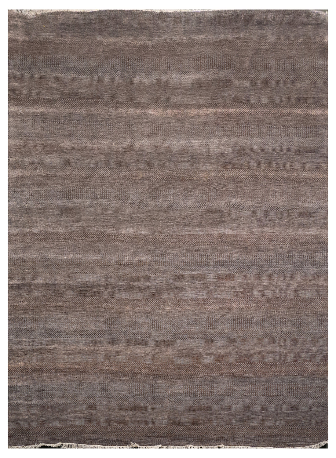 Handknotted Carpet DIA- 811 MCN,  Granite Gray & Chestnut