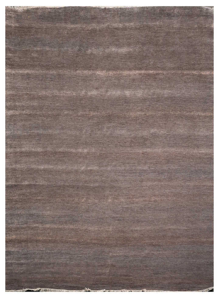 Handknotted Carpet DIA- 811 MCN,  Granite Gray & Chestnut