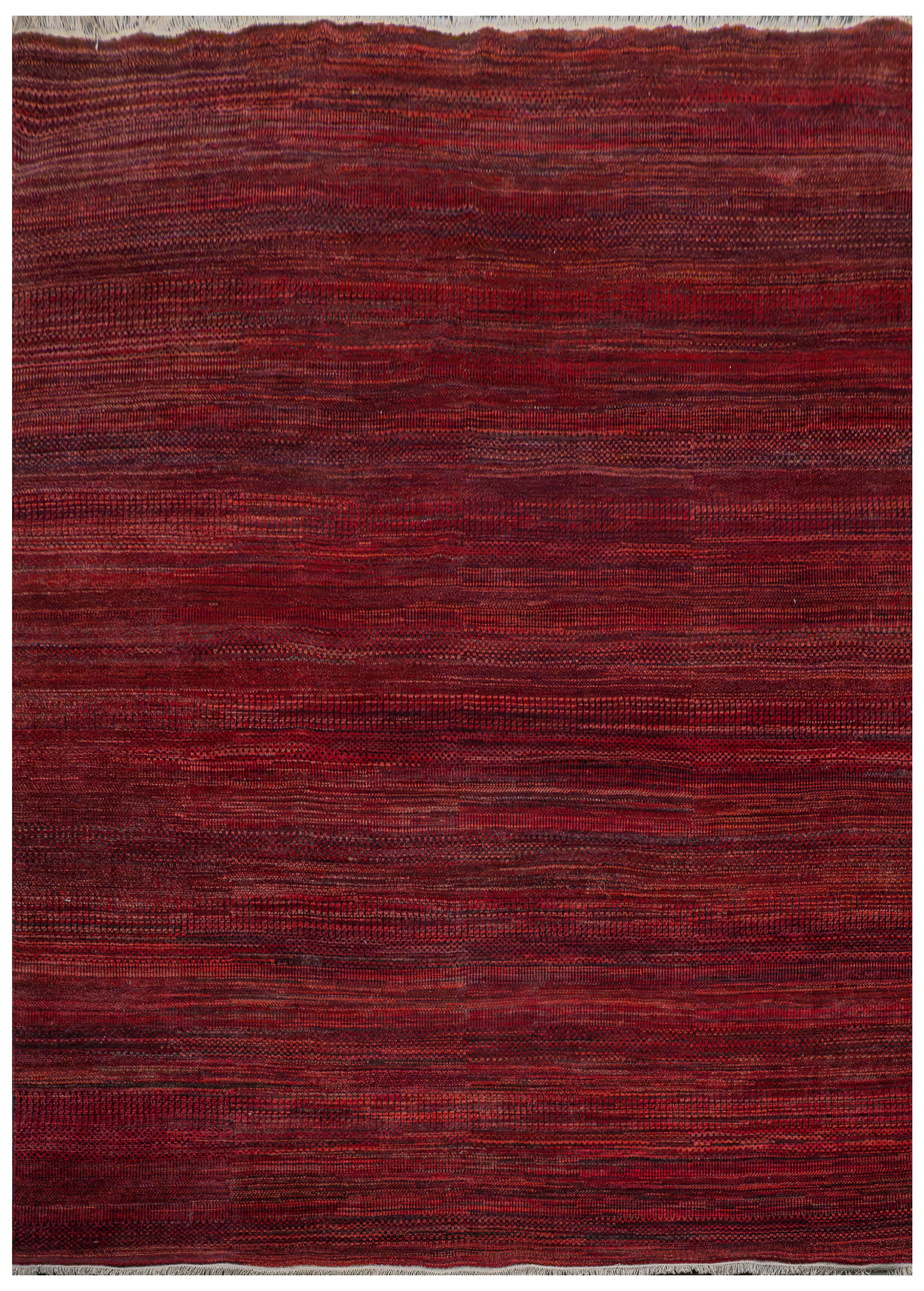 Handknotted Carpet DIA- 830 MCN,  Rust & Black