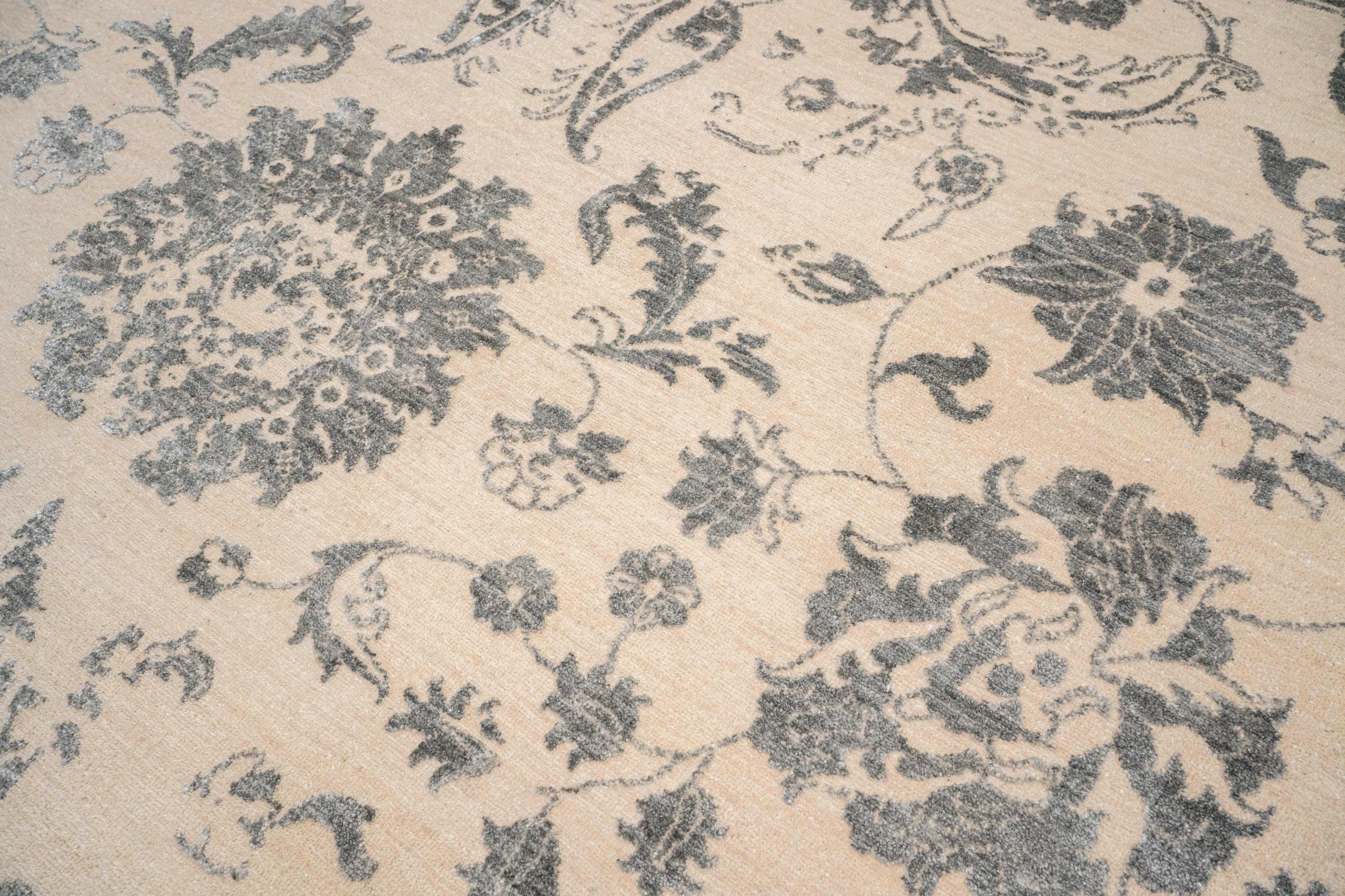 DIA- 861 Noor-e-Nazakat- Baunilha Escuro e Cinza Granito