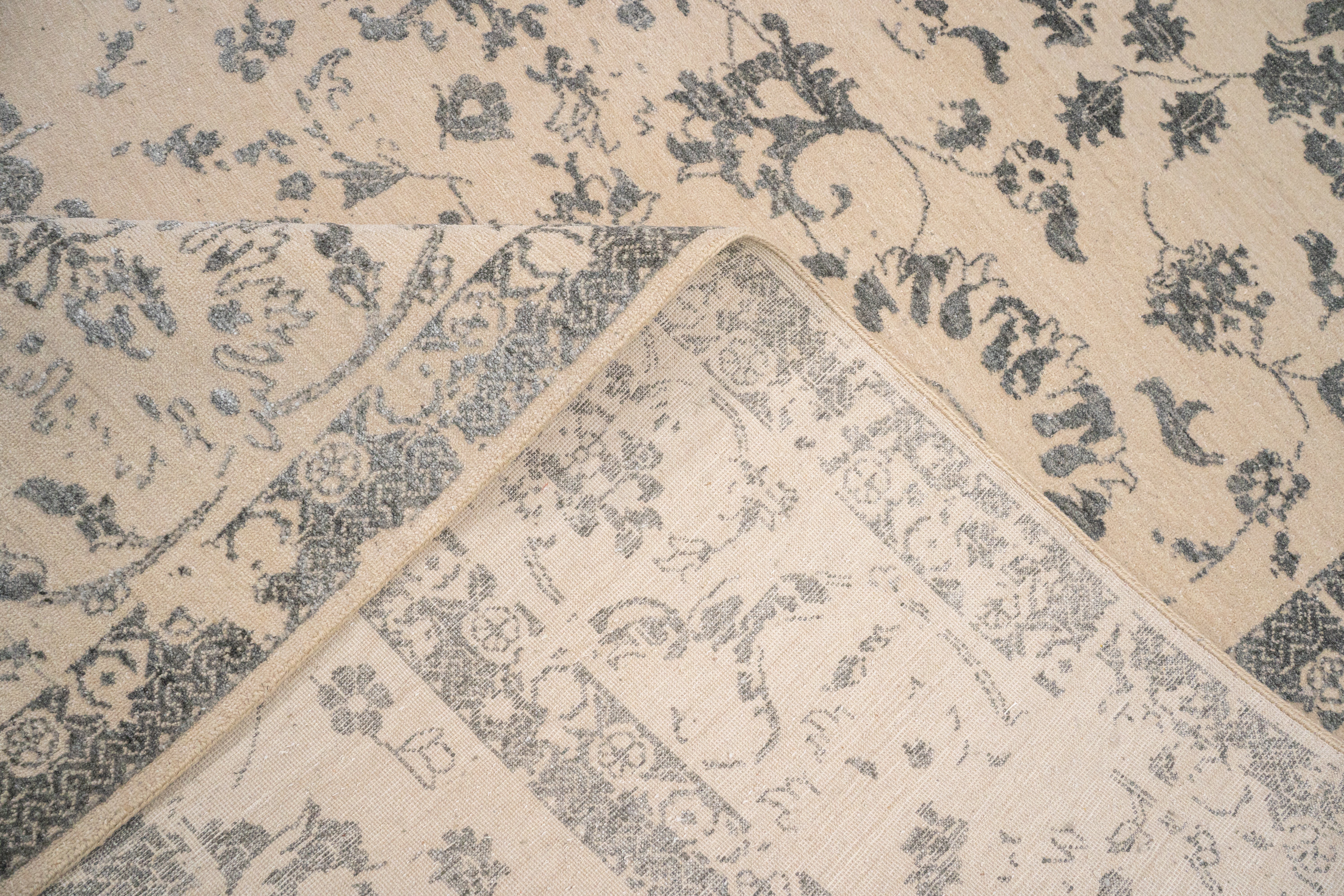 DIA- 861 Noor-e-Nazakat- Baunilha Escuro e Cinza Granito