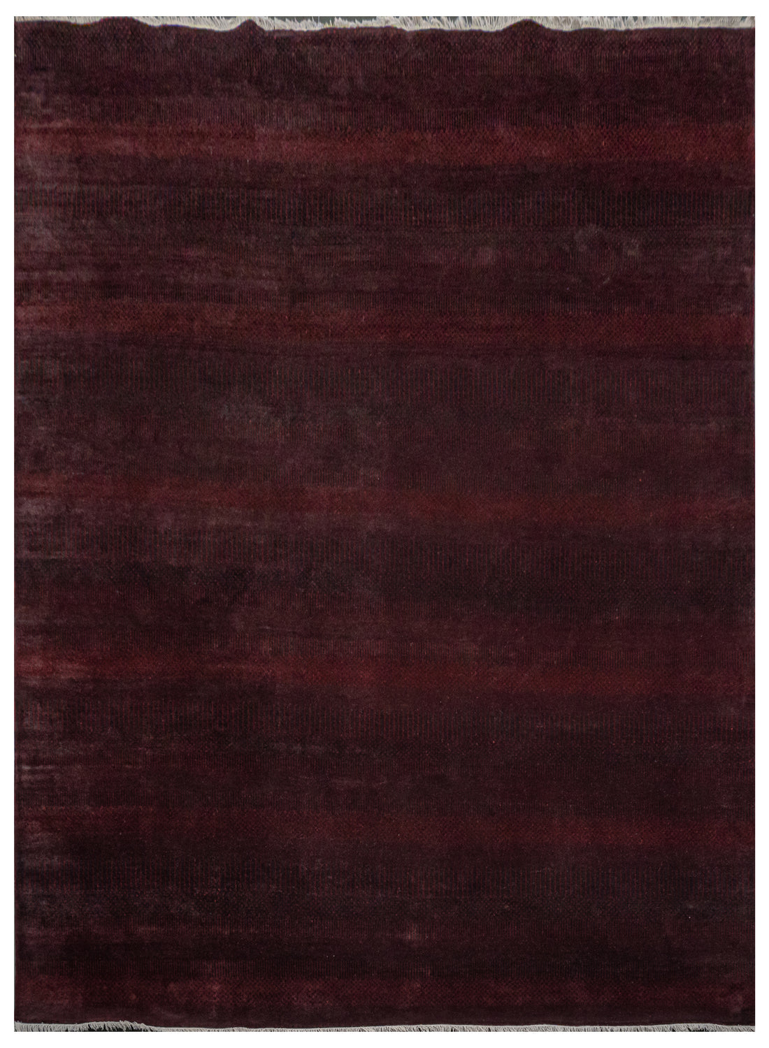 Handknotted Carpet DIA- 876 MCN,  Rust & Black
