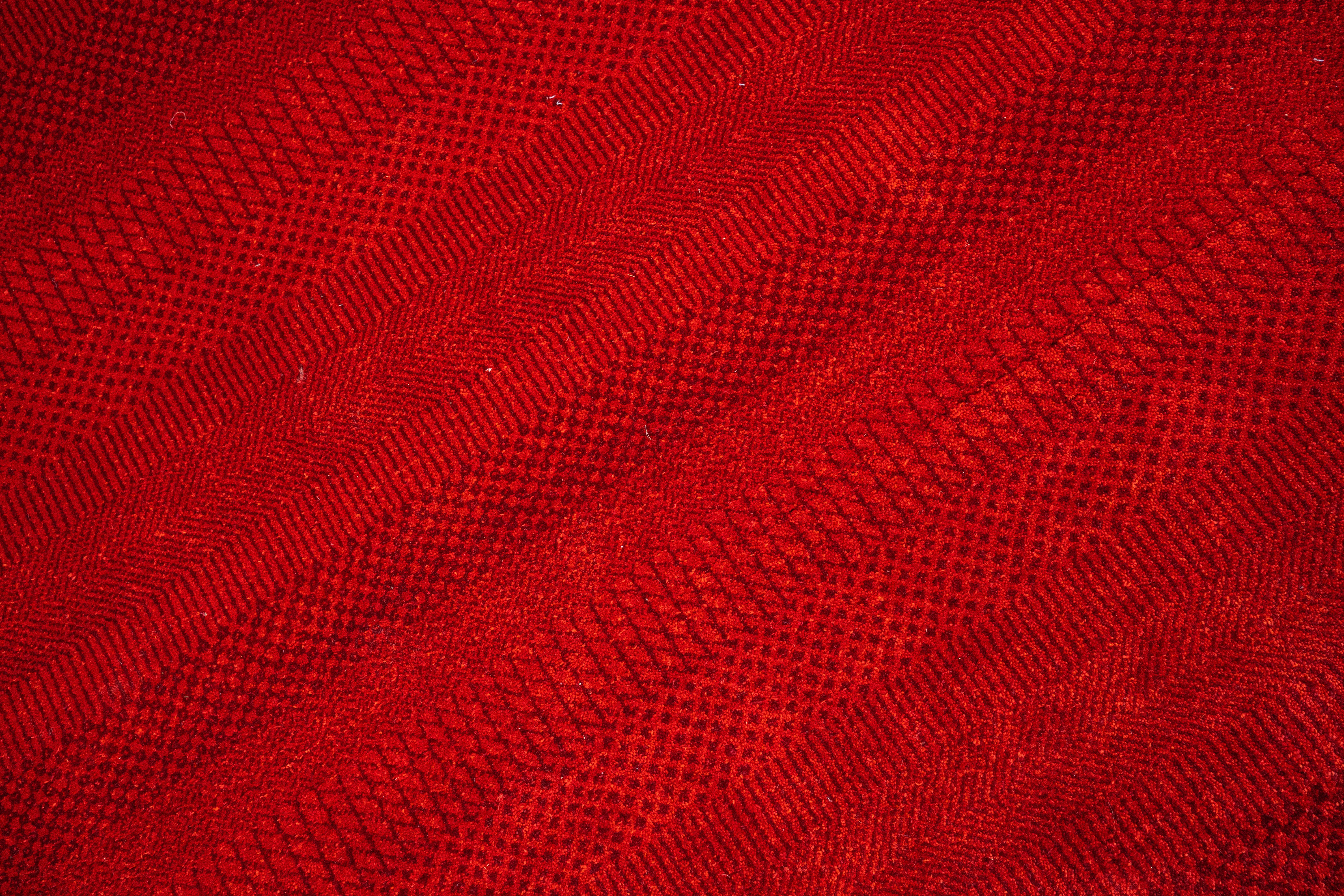 Handknotted Carpet, DIA: 877  MCN, Red & Rust