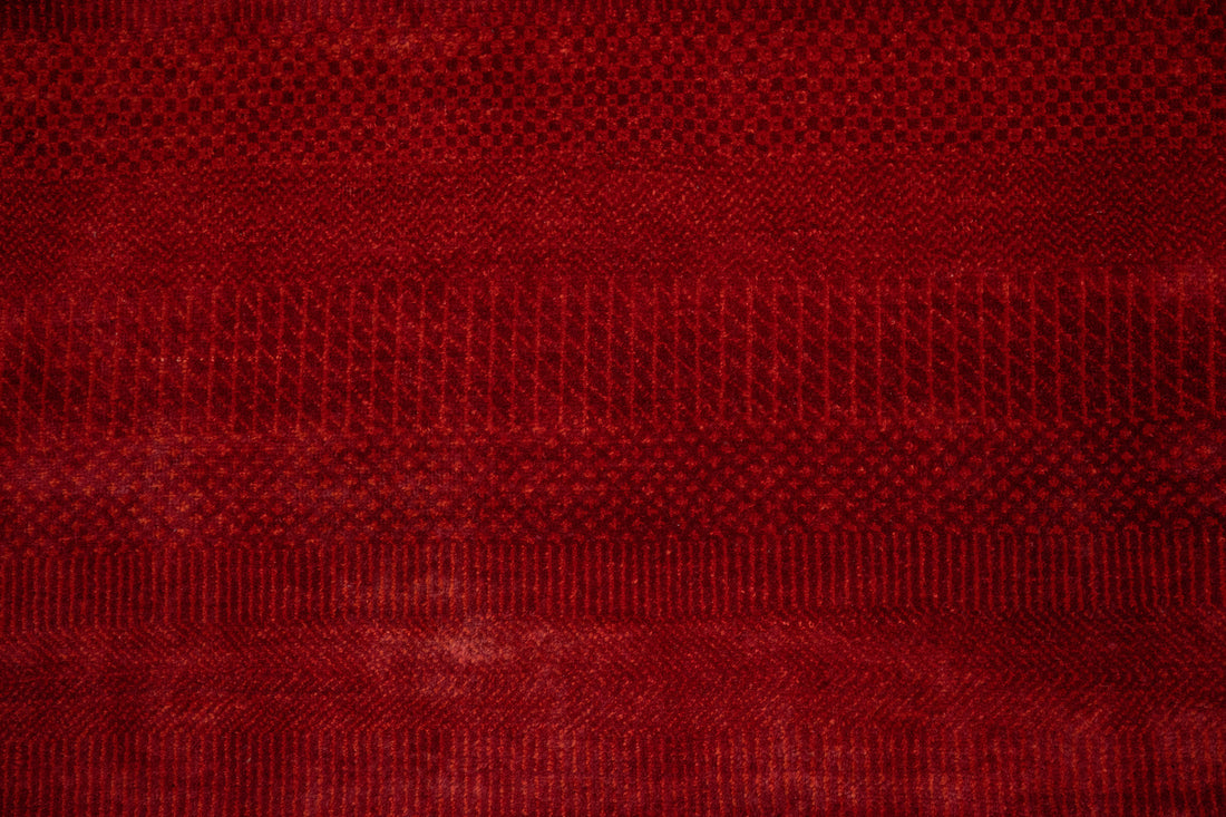 Handknotted  Rug DIA- 878 MCN, Red & Rust