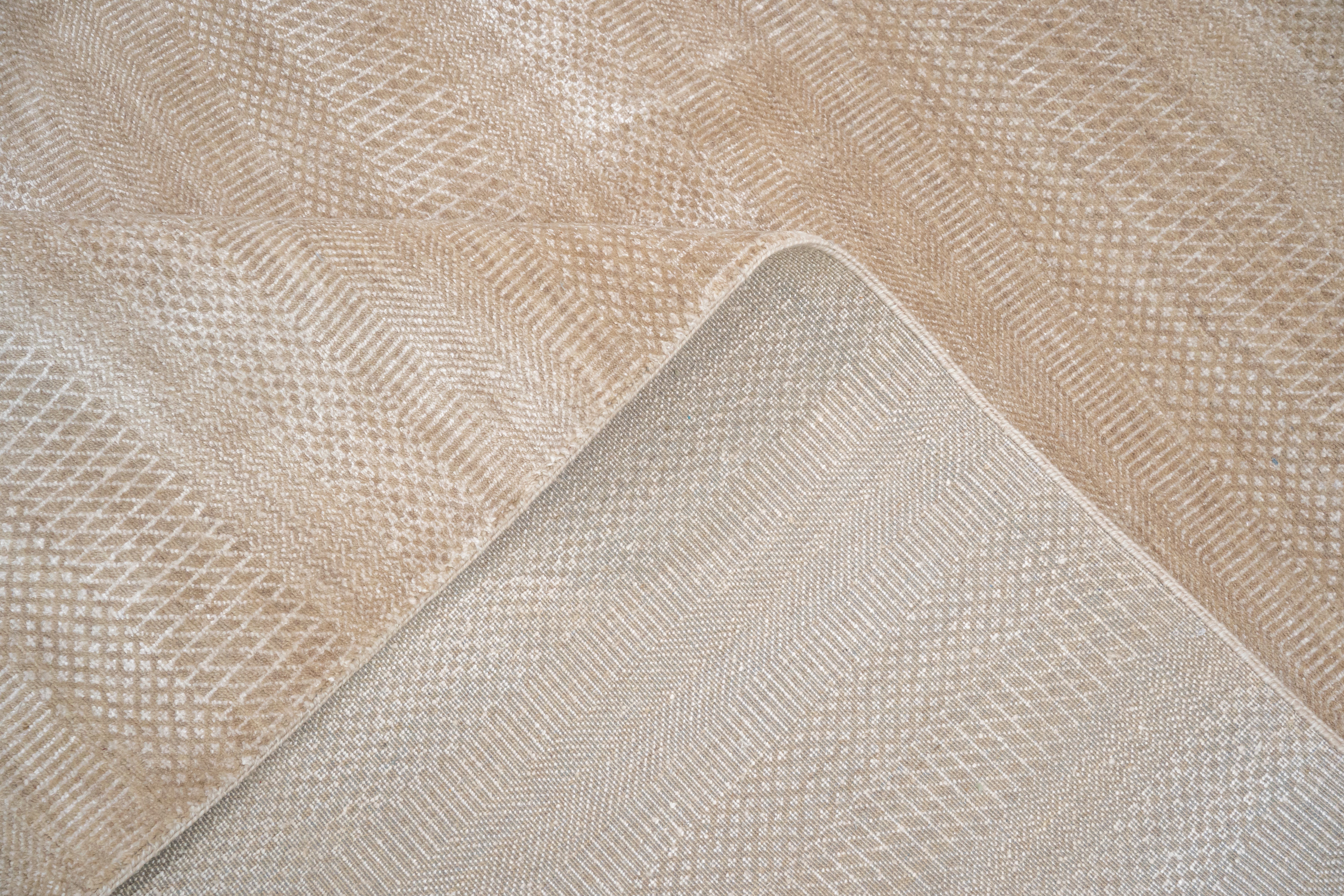 Handknotted Rug  DIA- 88 MCN Grullo & Pastel Gray