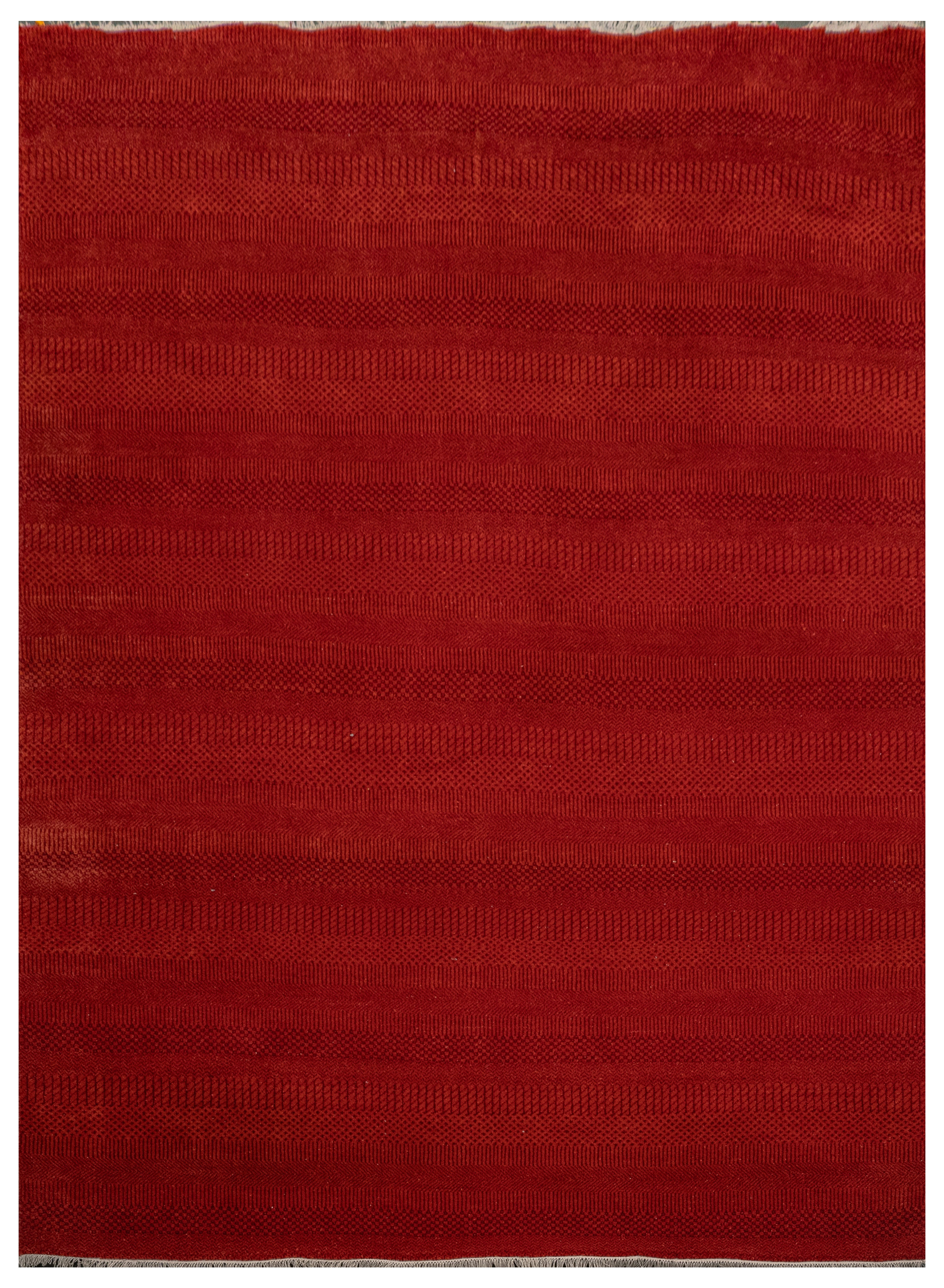 Handknotted Carpet, DIA- 892 MCN, Red & Rust