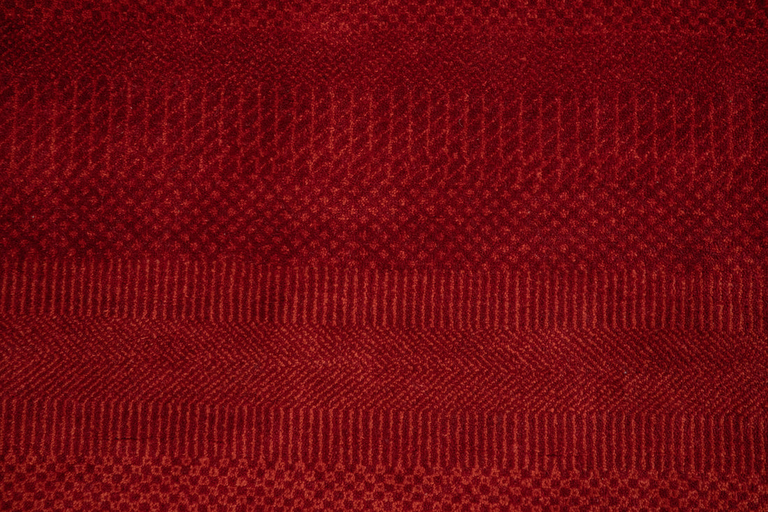 Handknotted Carpet, DIA- 883 MCN, Red & Rust