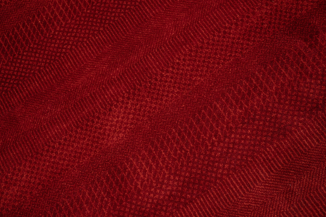 Handknotted Carpet, DIA- 883 MCN, Red & Rust