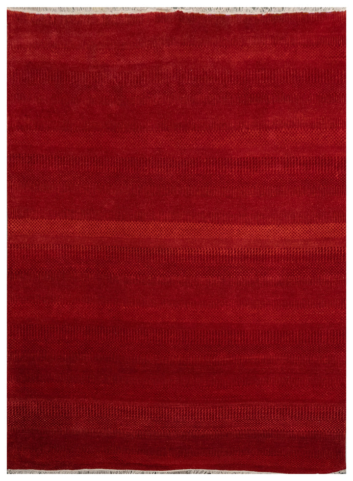 Handknotted Carpet, DIA- 895 MCN, Red & Rust