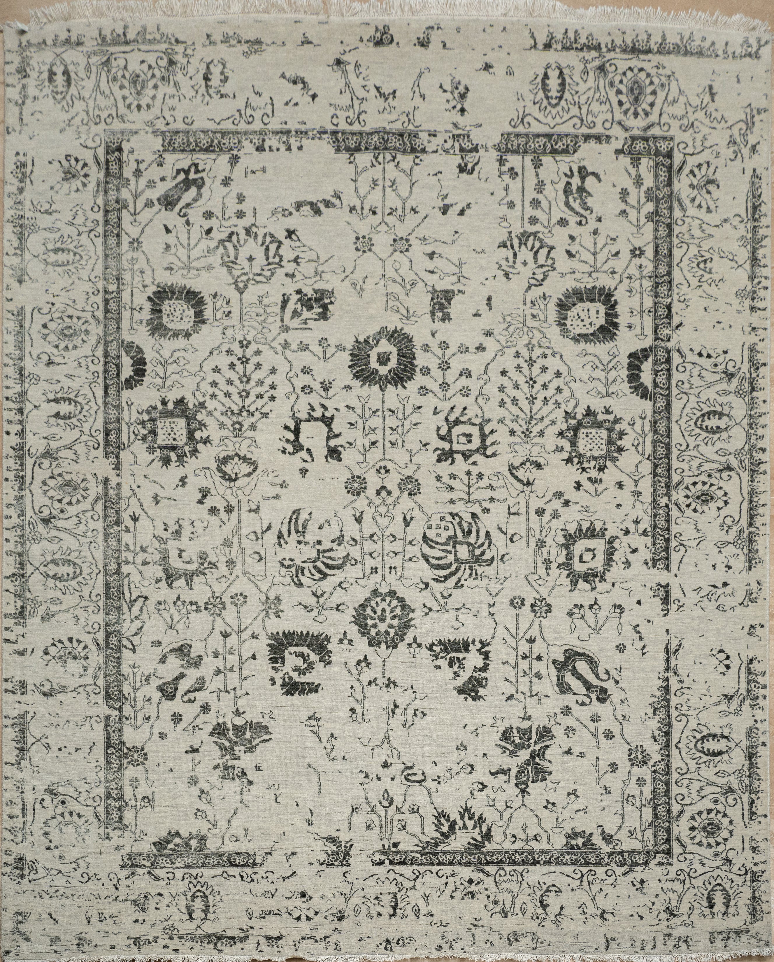 Handknotted Modern Carpet DIA- 7034 VASE 3