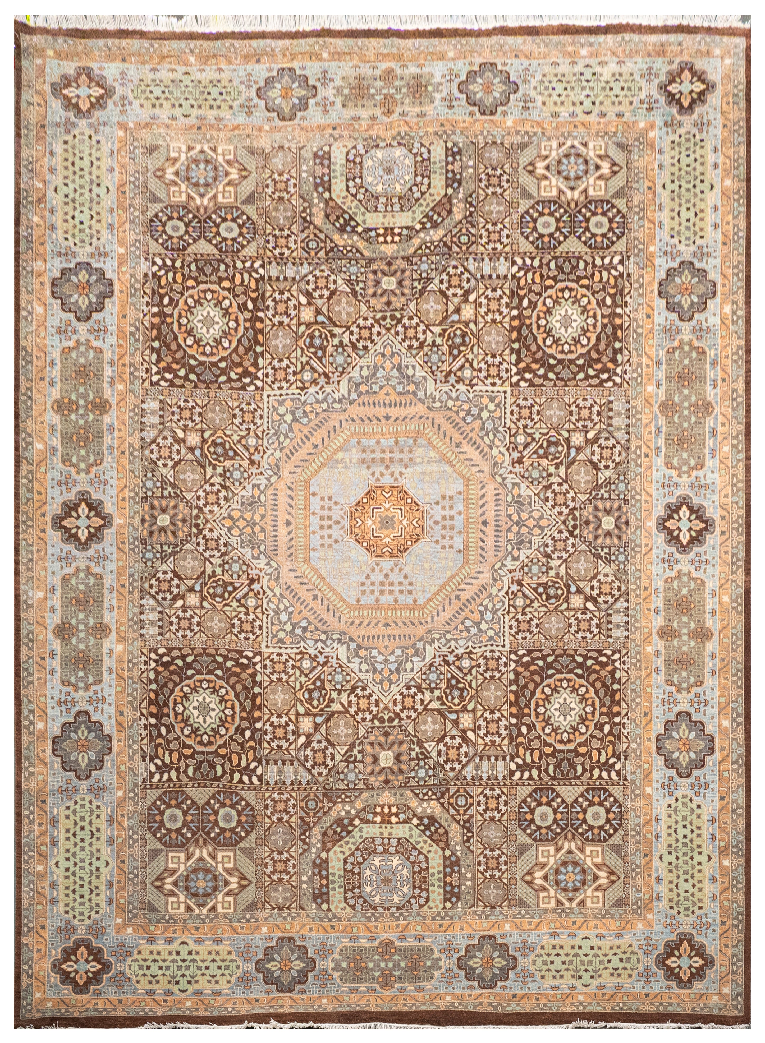 Handknotted Carpet DIA- 910 MAMLUK, BROWN & MULTI