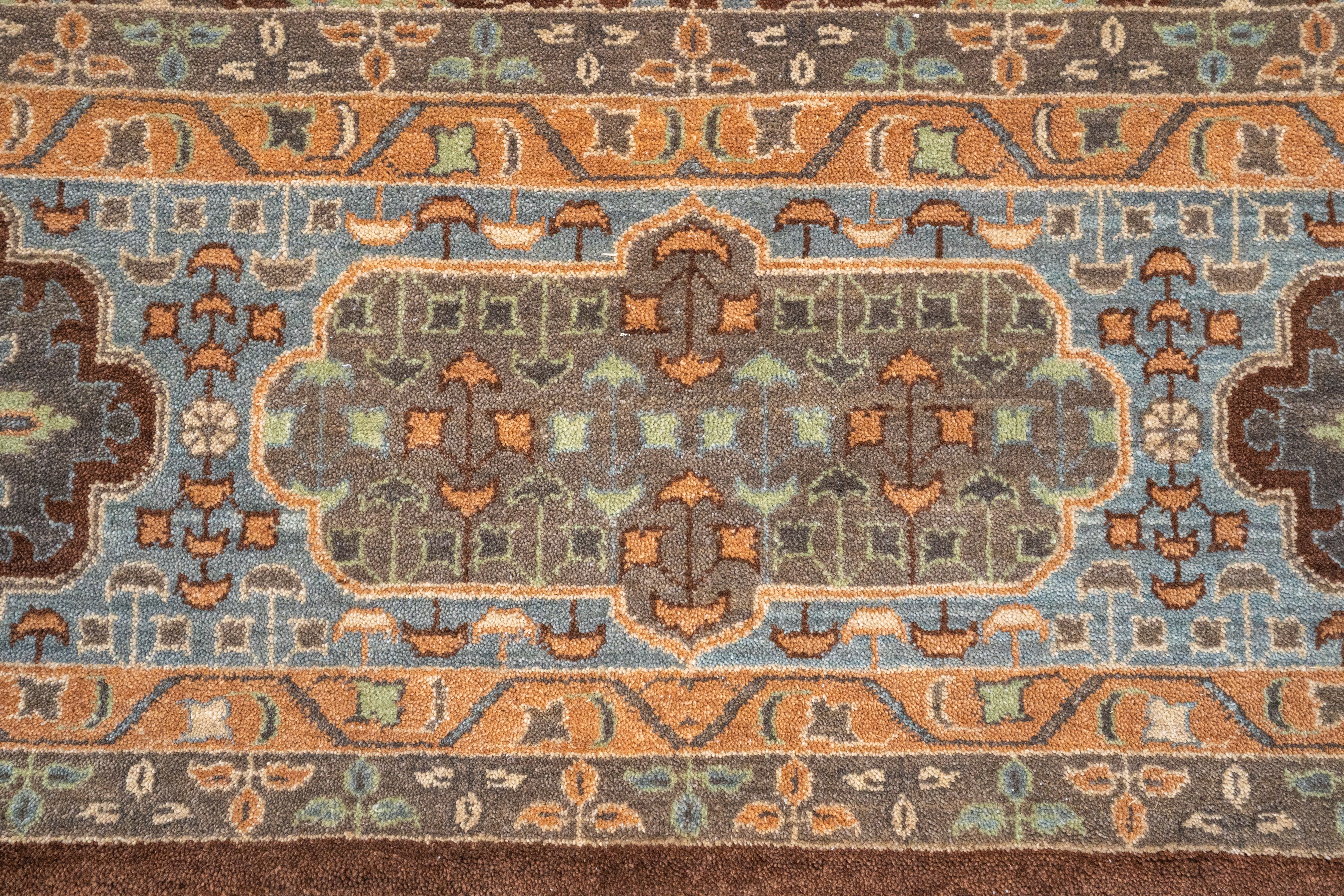 Handknotted Carpet DIA- 910 MAMLUK, BROWN & MULTI